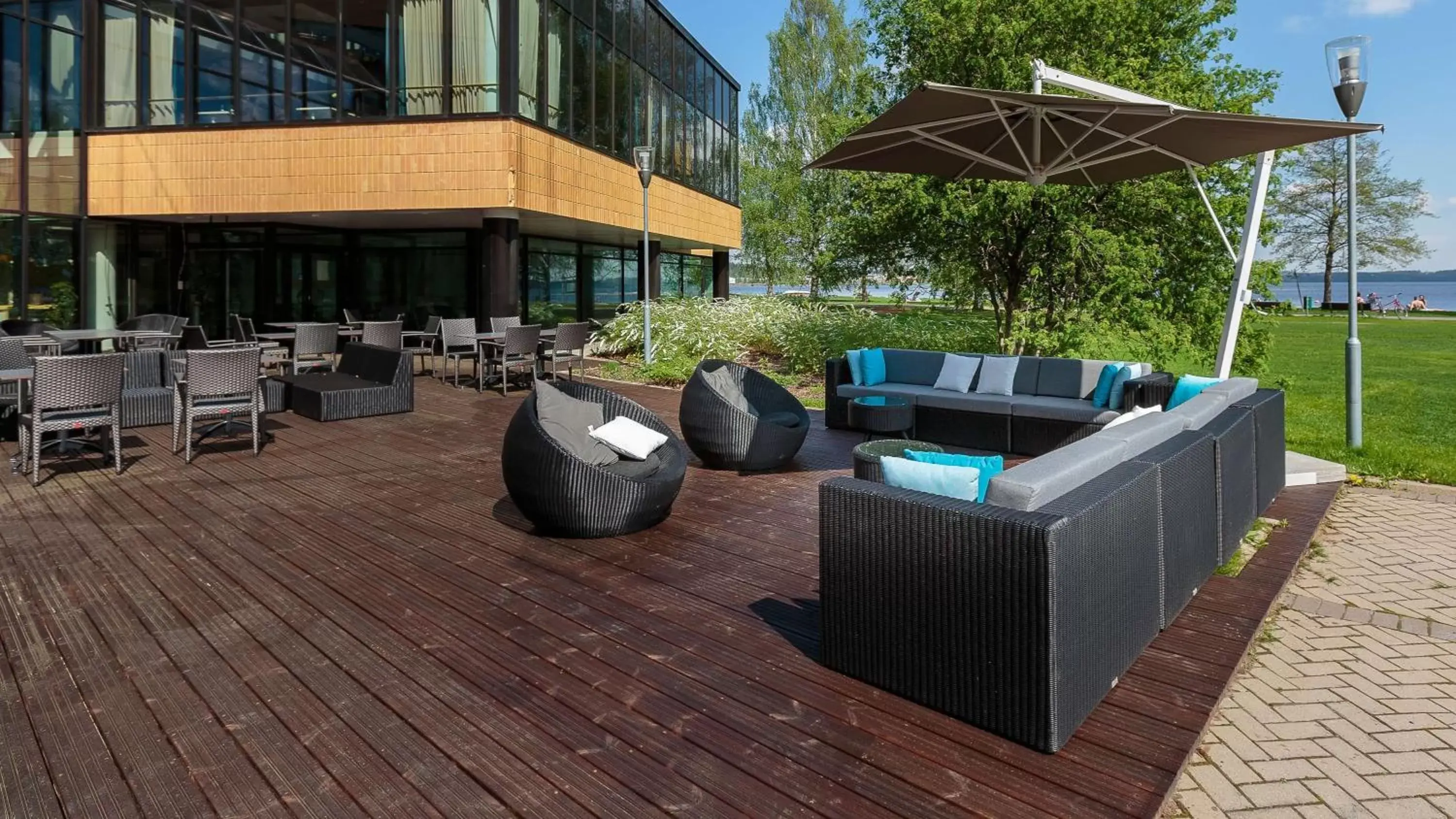 Patio in Scandic Kuopio