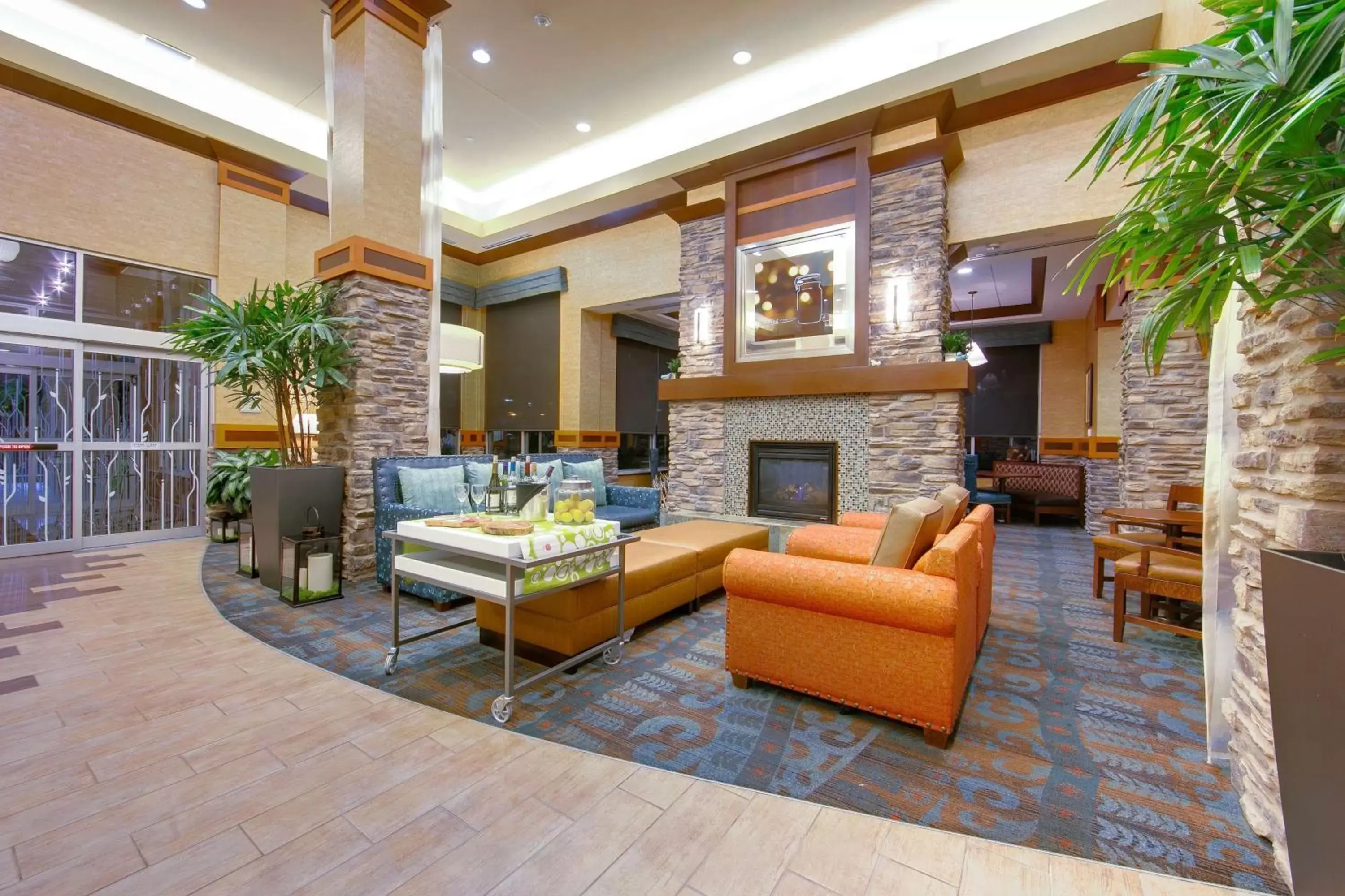 Lobby or reception in Hilton Garden Inn Fort Worth Medical Center