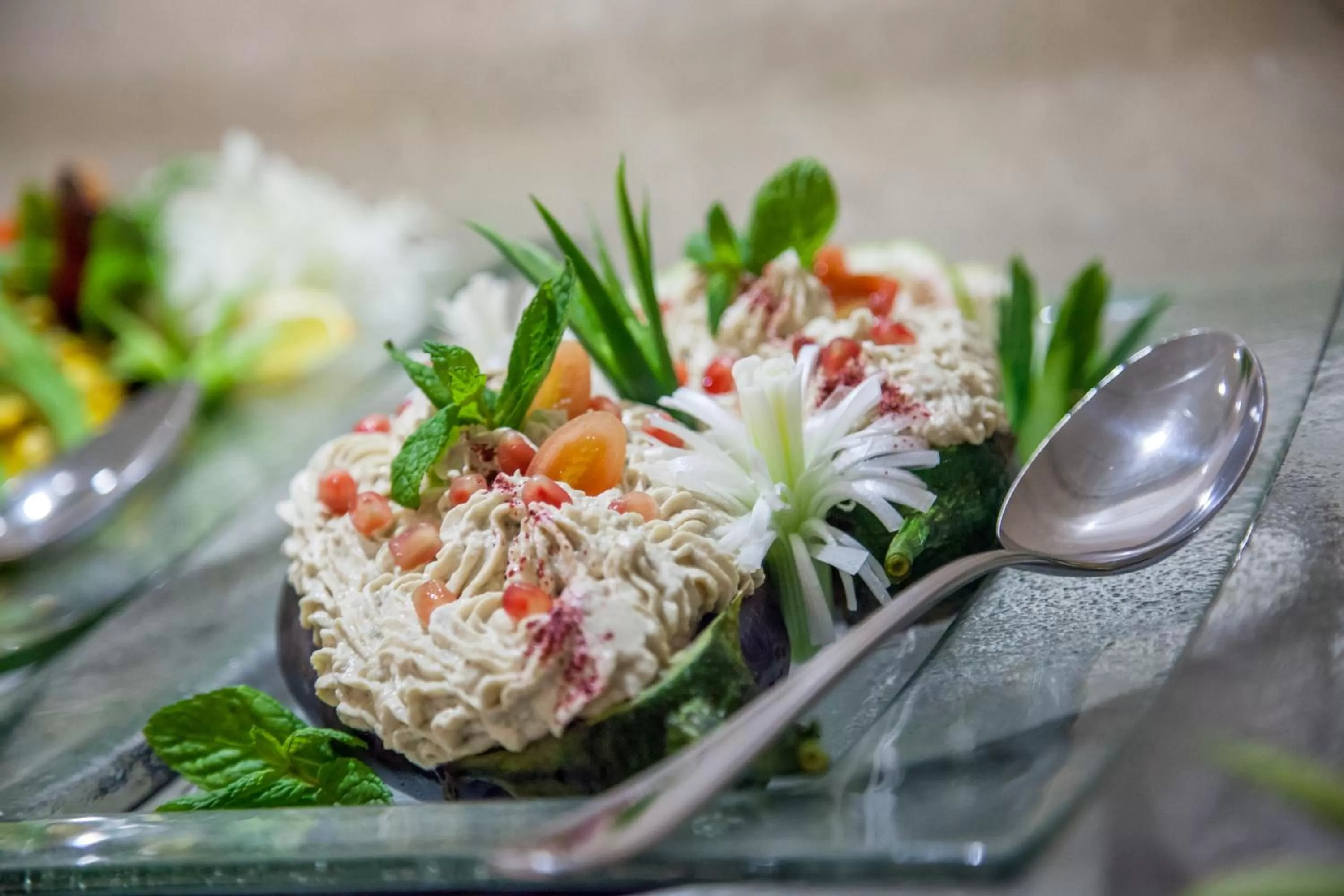 Food in Harir Palace Hotel