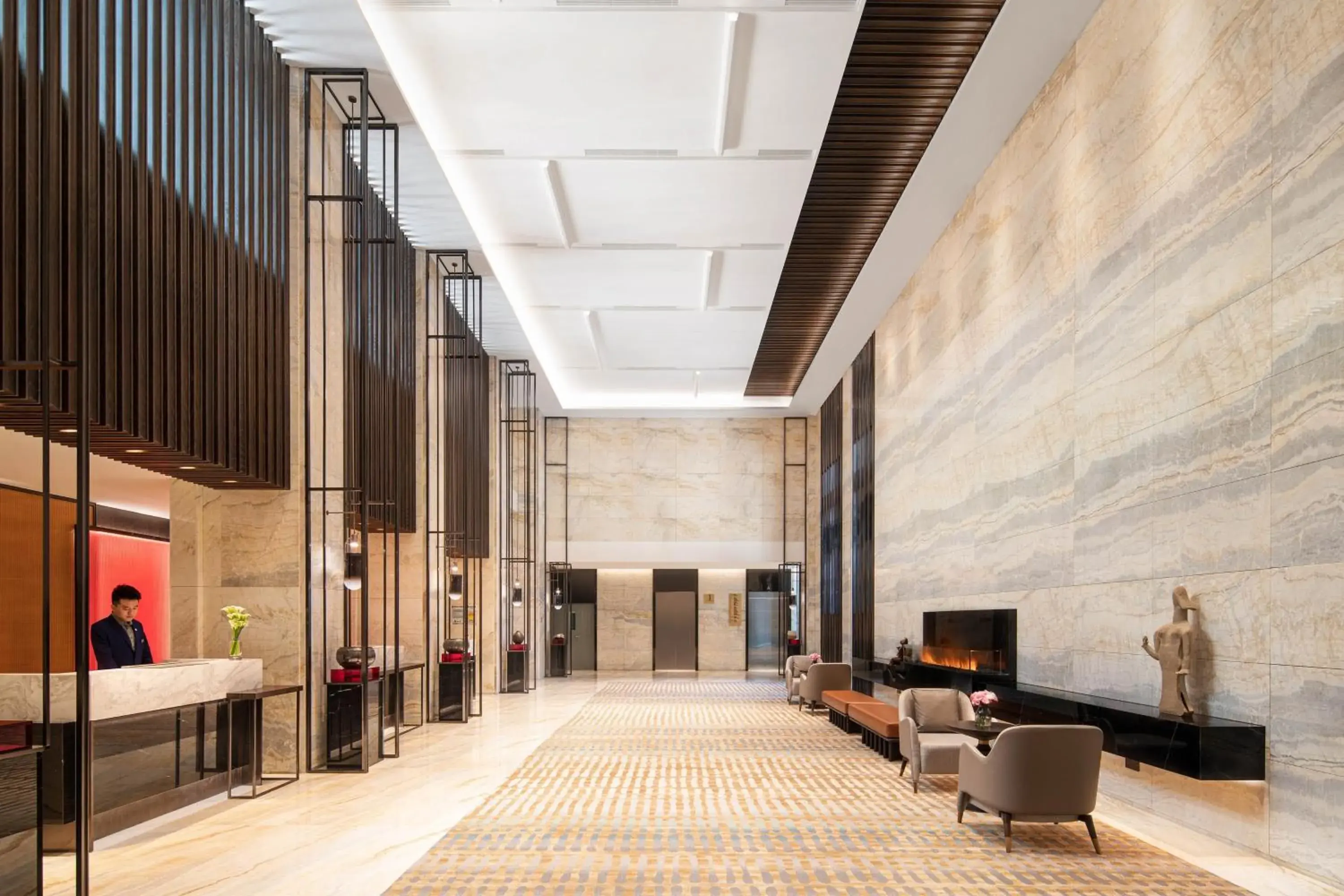 Lobby or reception, Lobby/Reception in Four Points by Sheraton Shanghai Jiading