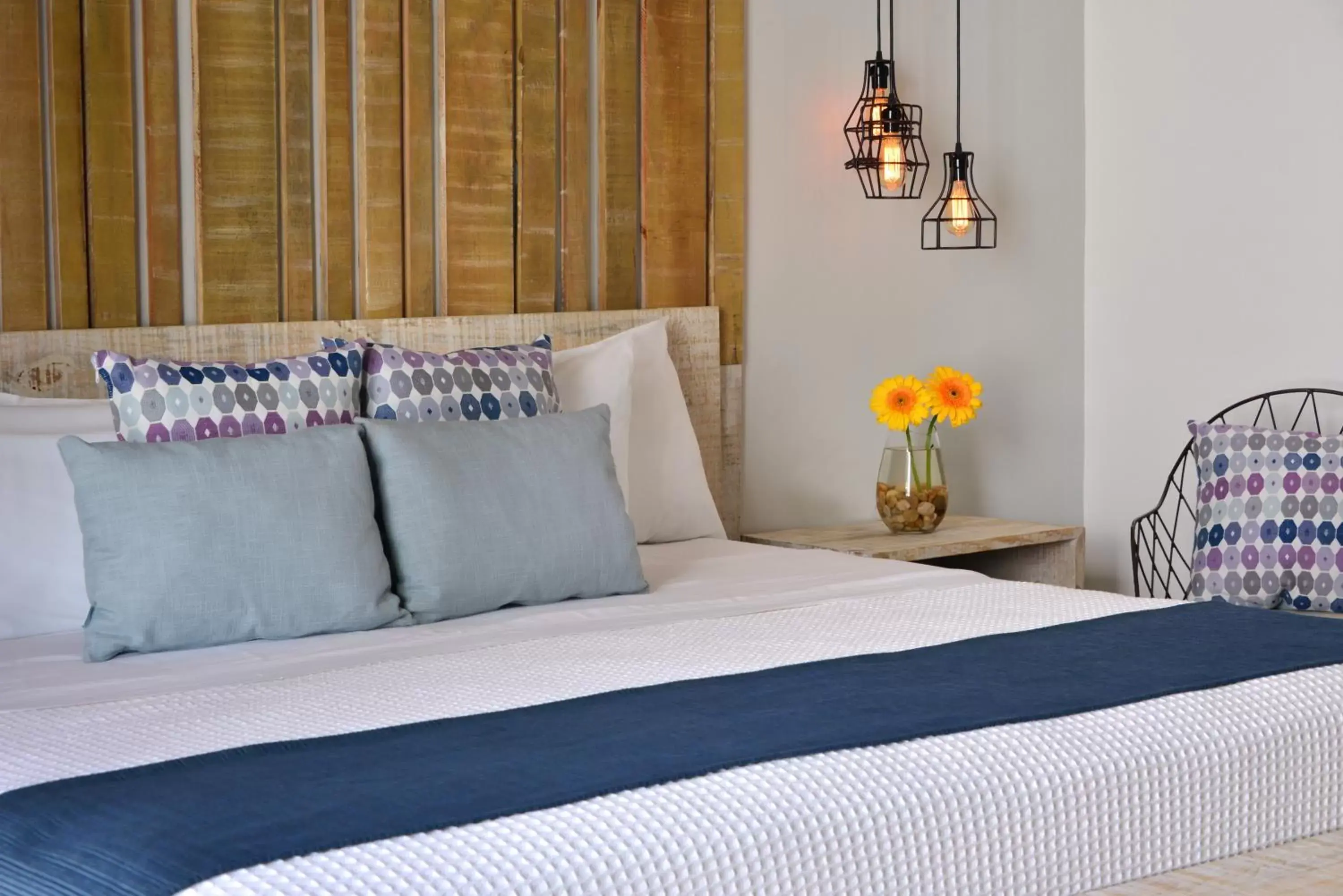 Bed in Elements Tulum Boutique Hotel