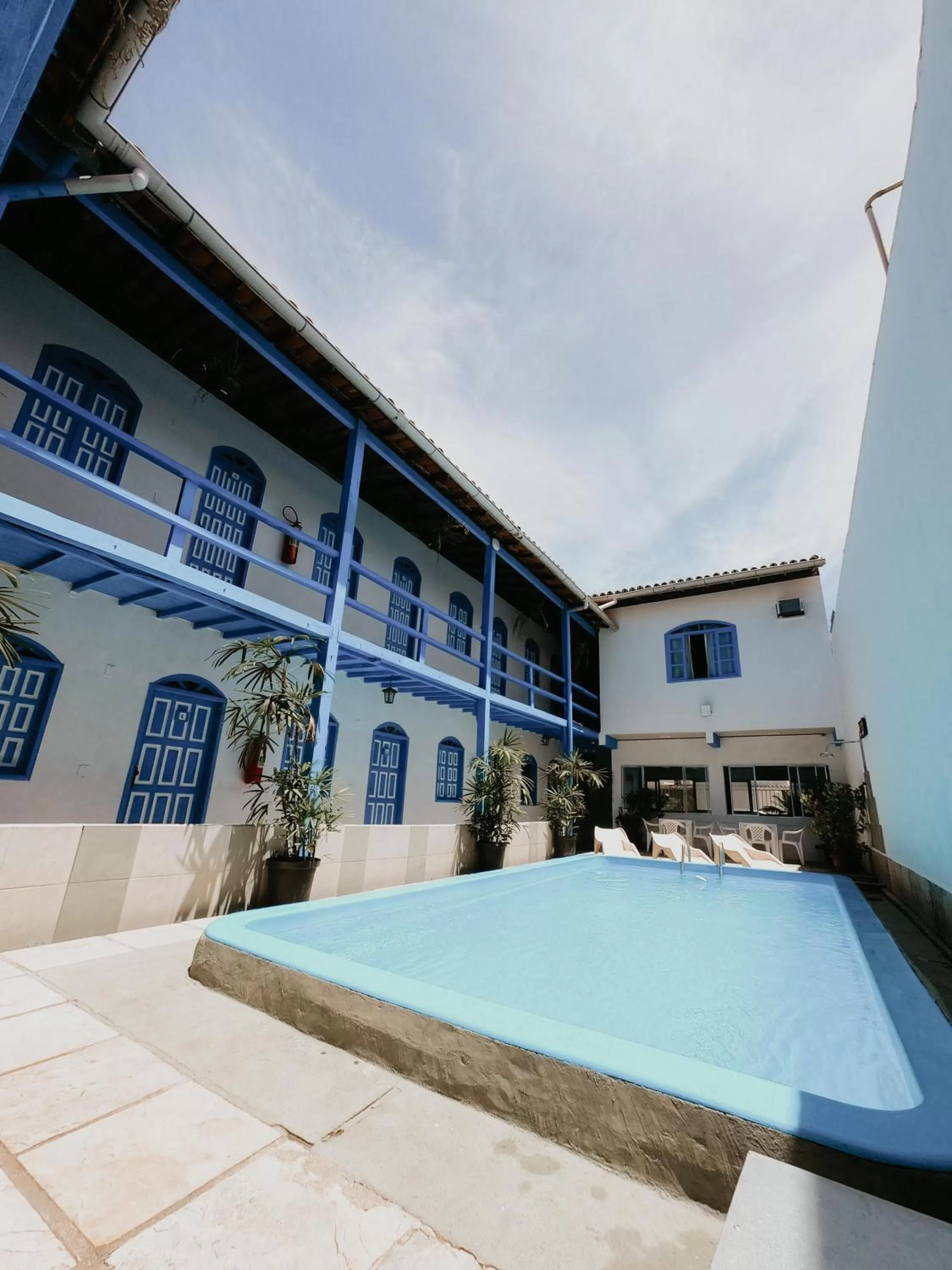 Inner courtyard view in Pousada Costamar