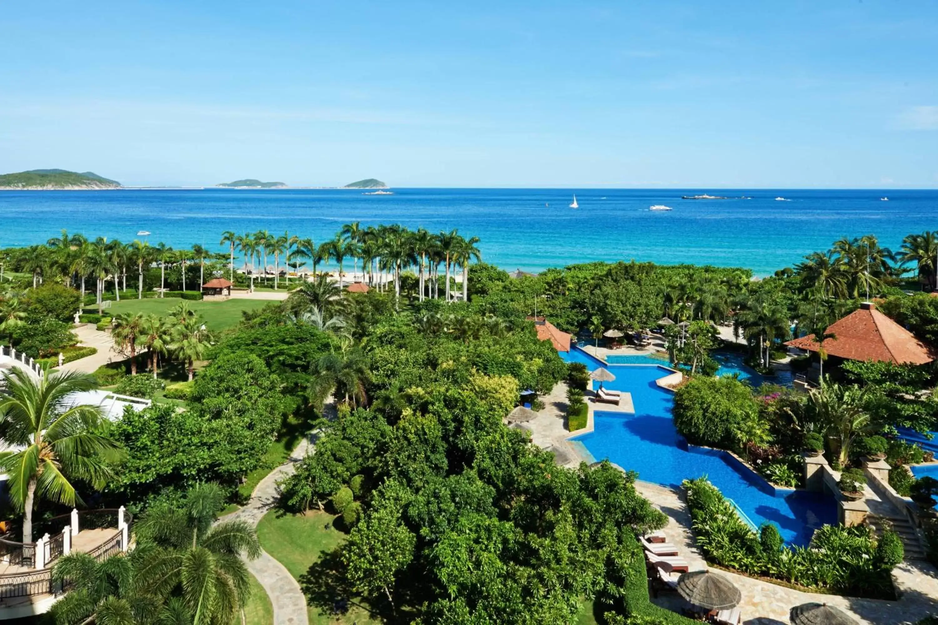 Property building, Bird's-eye View in Sanya Marriott Yalong Bay Resort & Spa