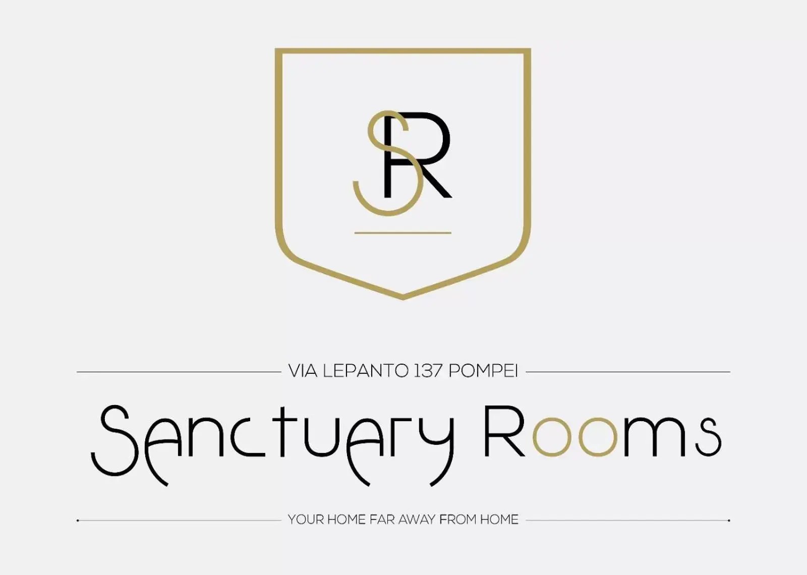 Property Logo/Sign in Sanctuary Rooms