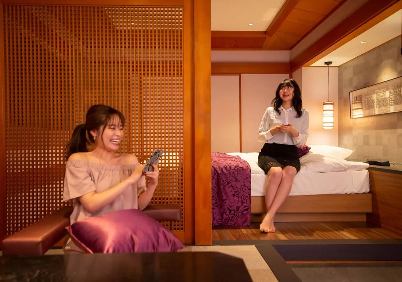 Bed in HOTEL U's Kouroen