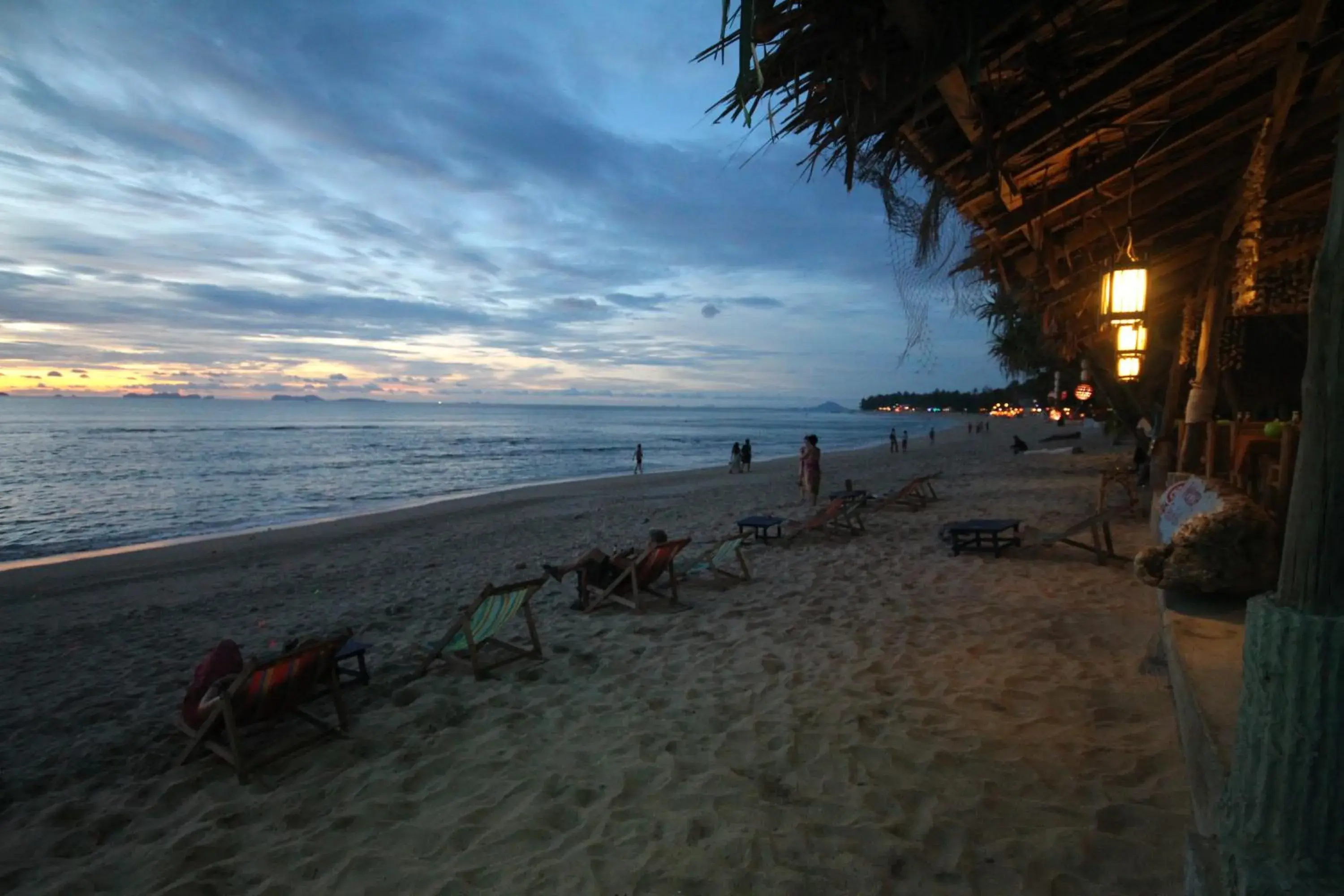 Sunset, Beach in Lanta Family resort