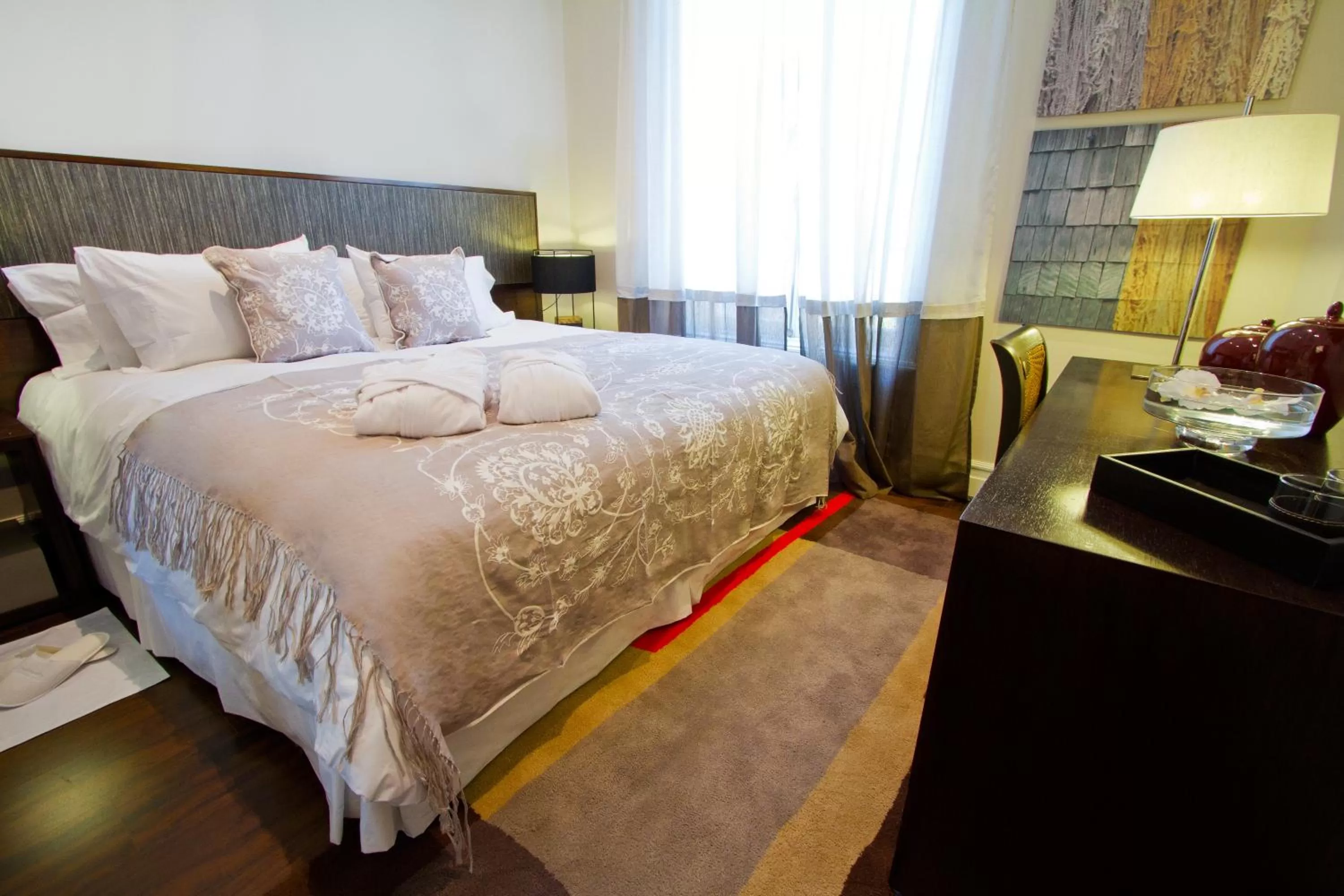 Bed in Casa Bueras Boutique Hotel