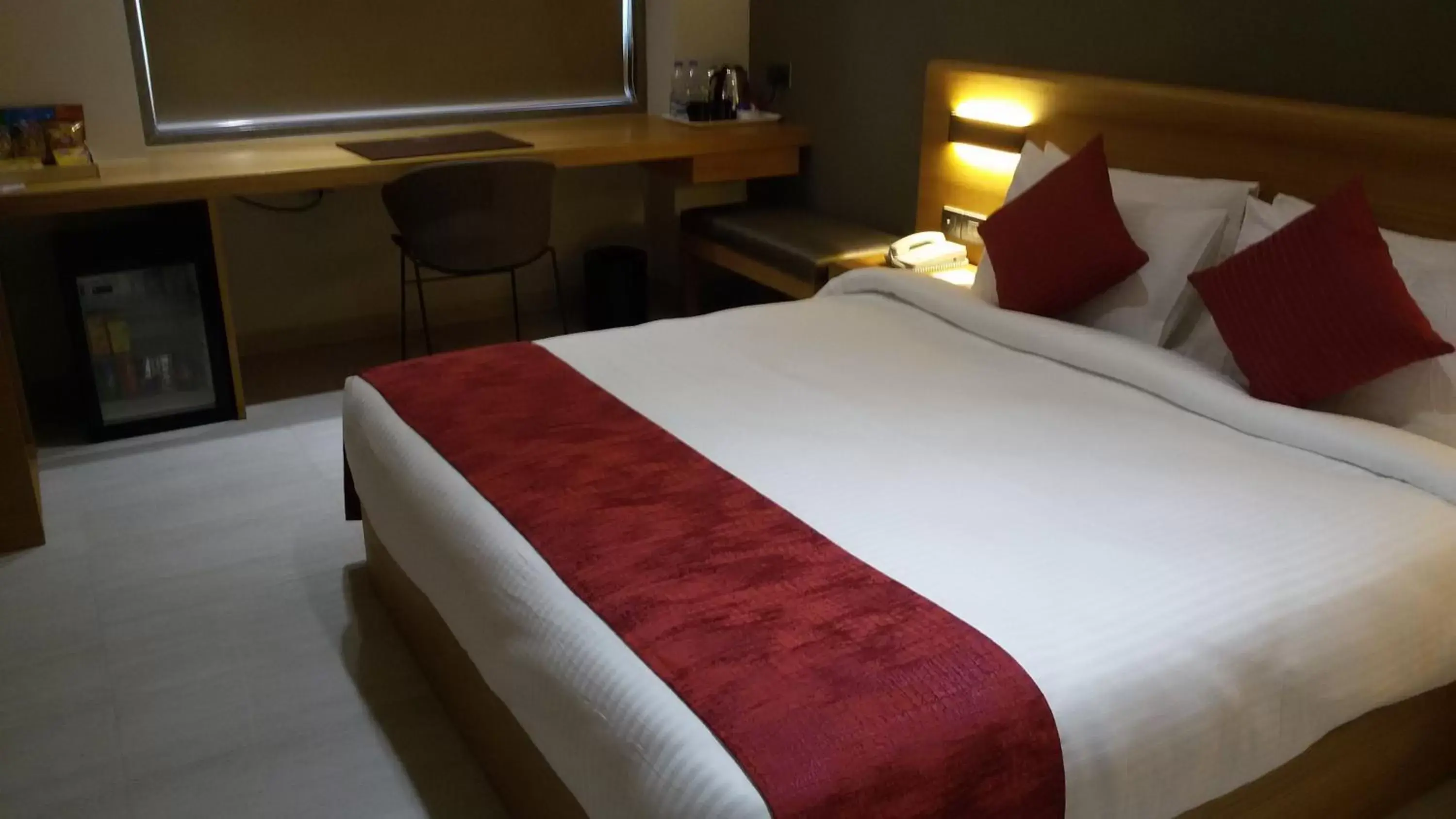 Bedroom, Bed in Hotel Suba Elite Vadodara Bedroom, Bed in Hotel Suba Elite Vadodara