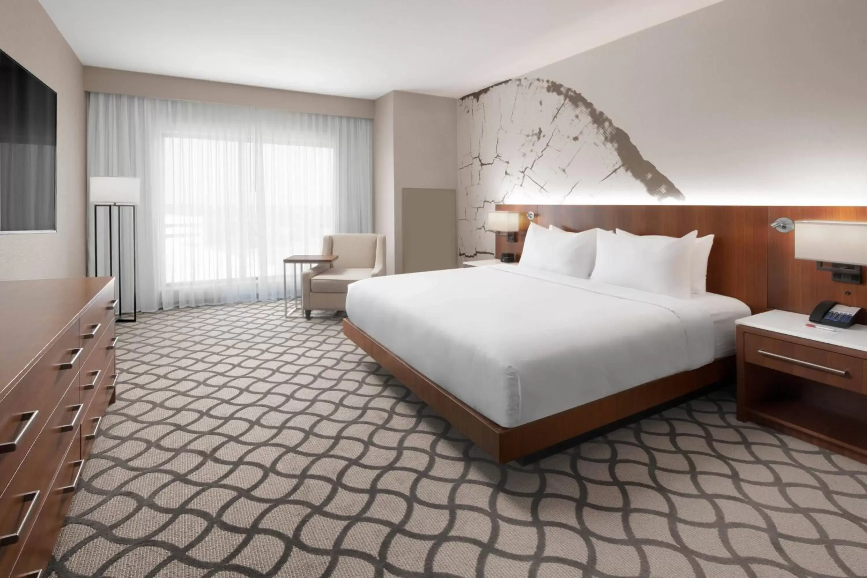 Bedroom, Bed in Marriott Dallas Allen Hotel & Convention Center
