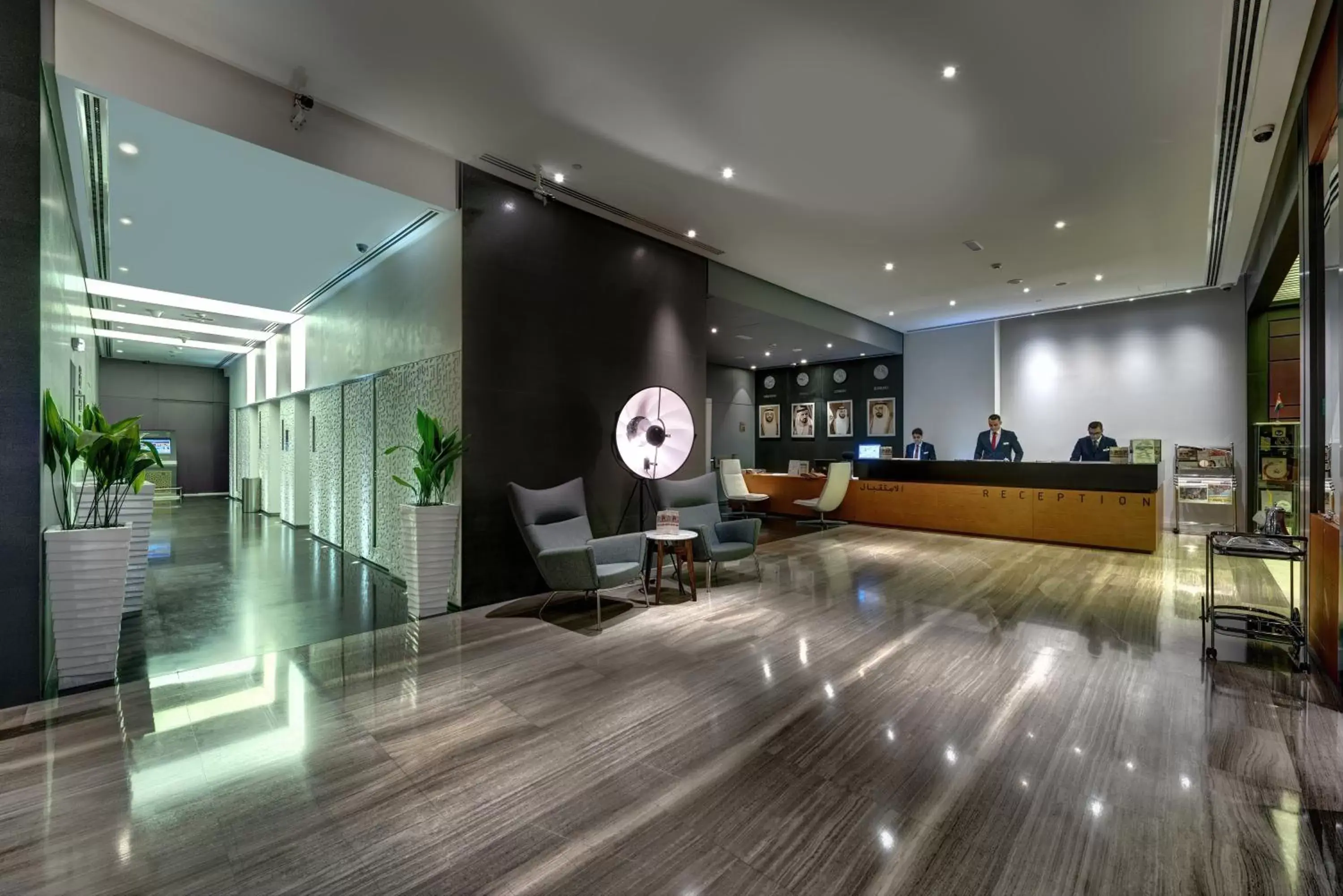 Lobby or reception in The Act Hotel Sharjah Lobby or reception in The Act Hotel Sharjah