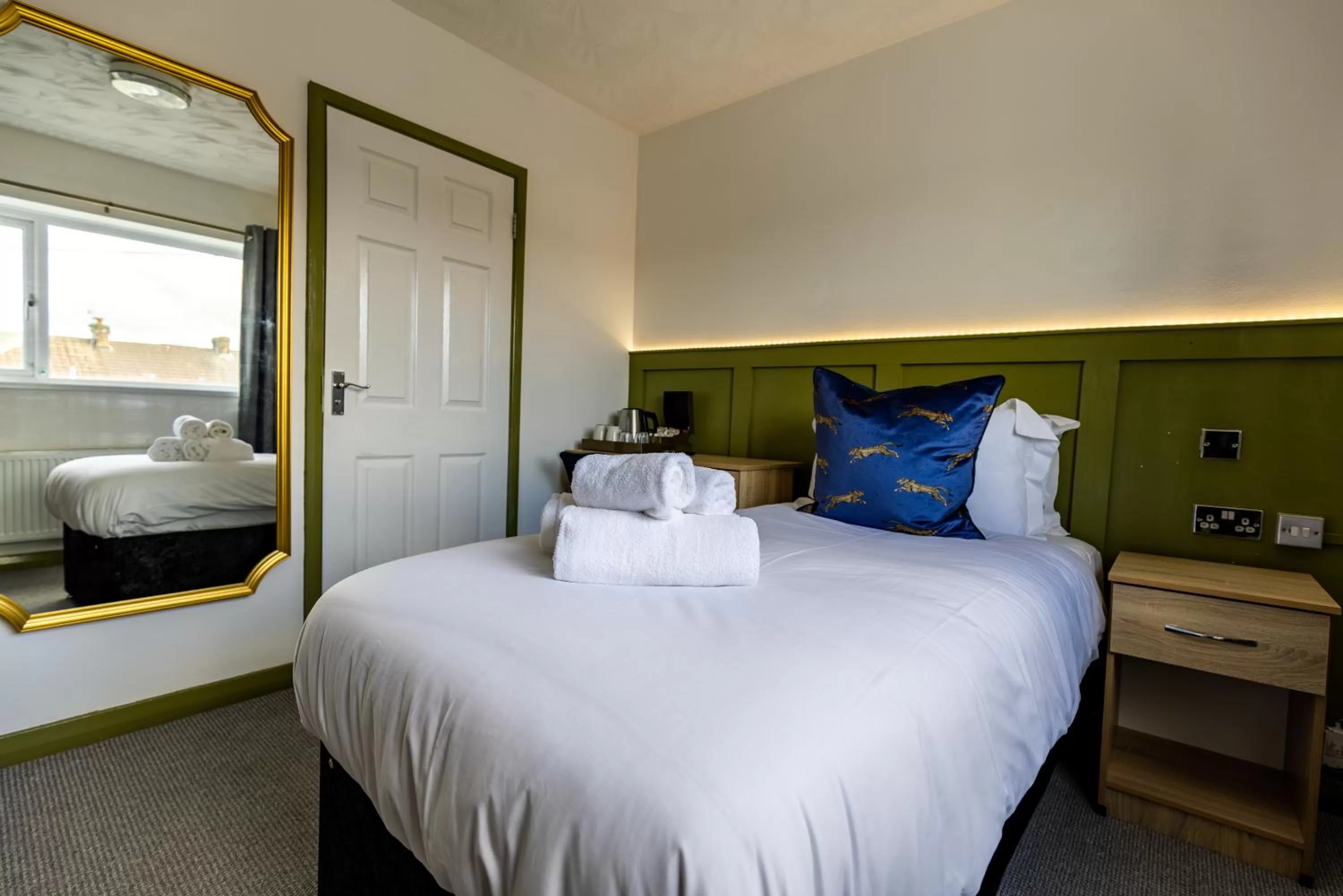 Bed in The Angharad Hotel and Restaurant