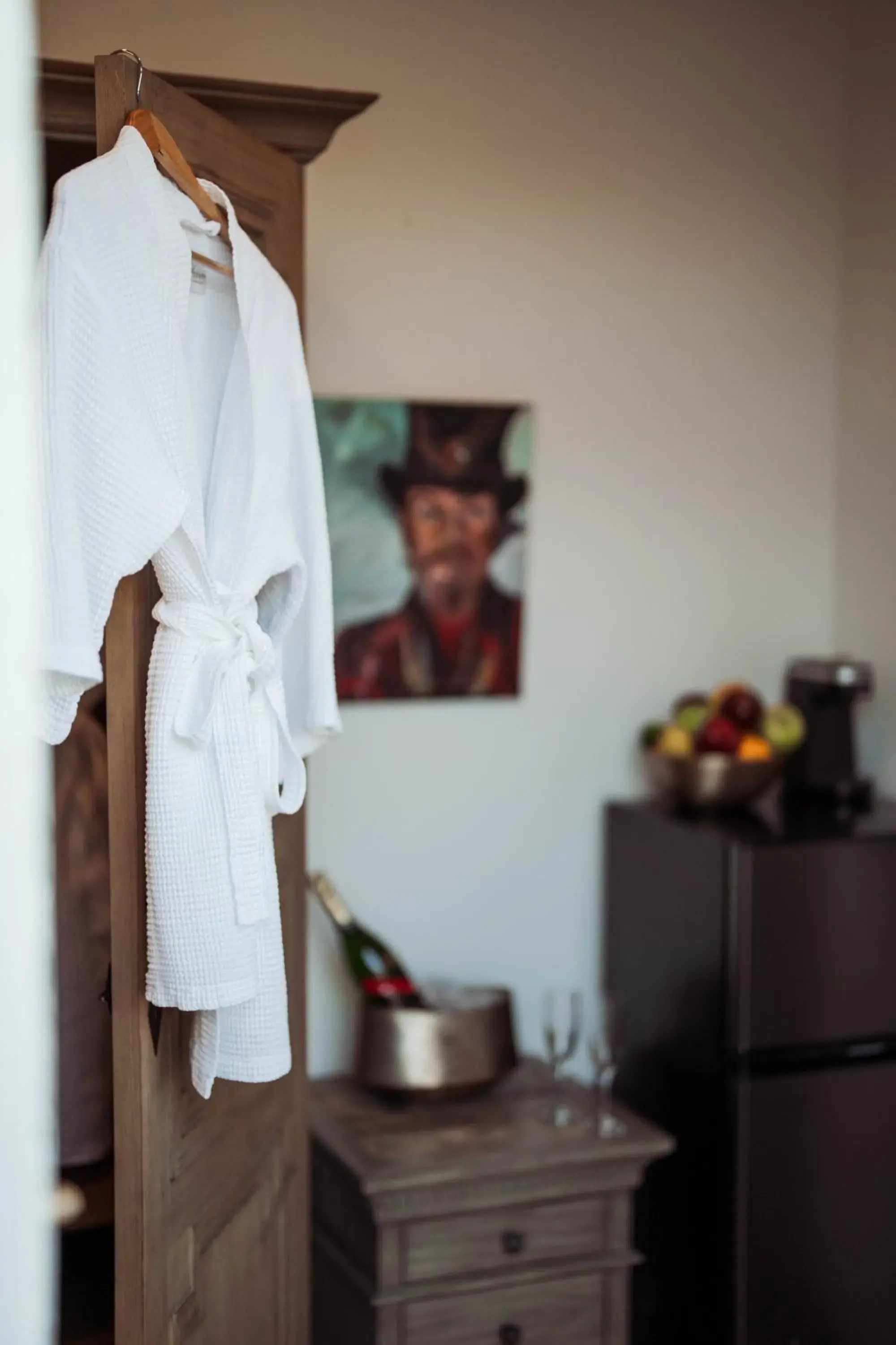 wardrobe in Royal Frenchmen Hotel and Bar