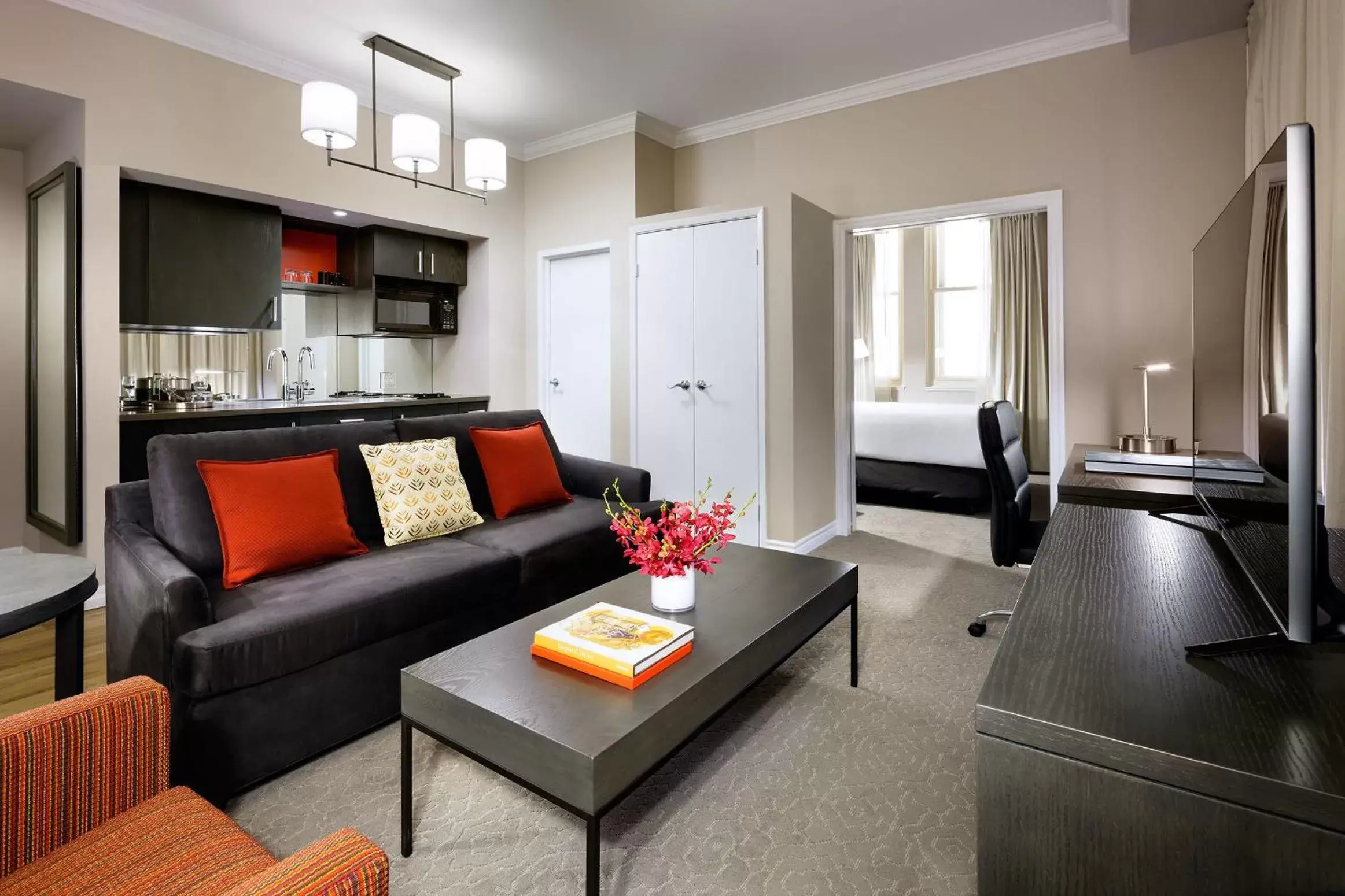 Living room, Seating Area in One King West Hotel and Residence