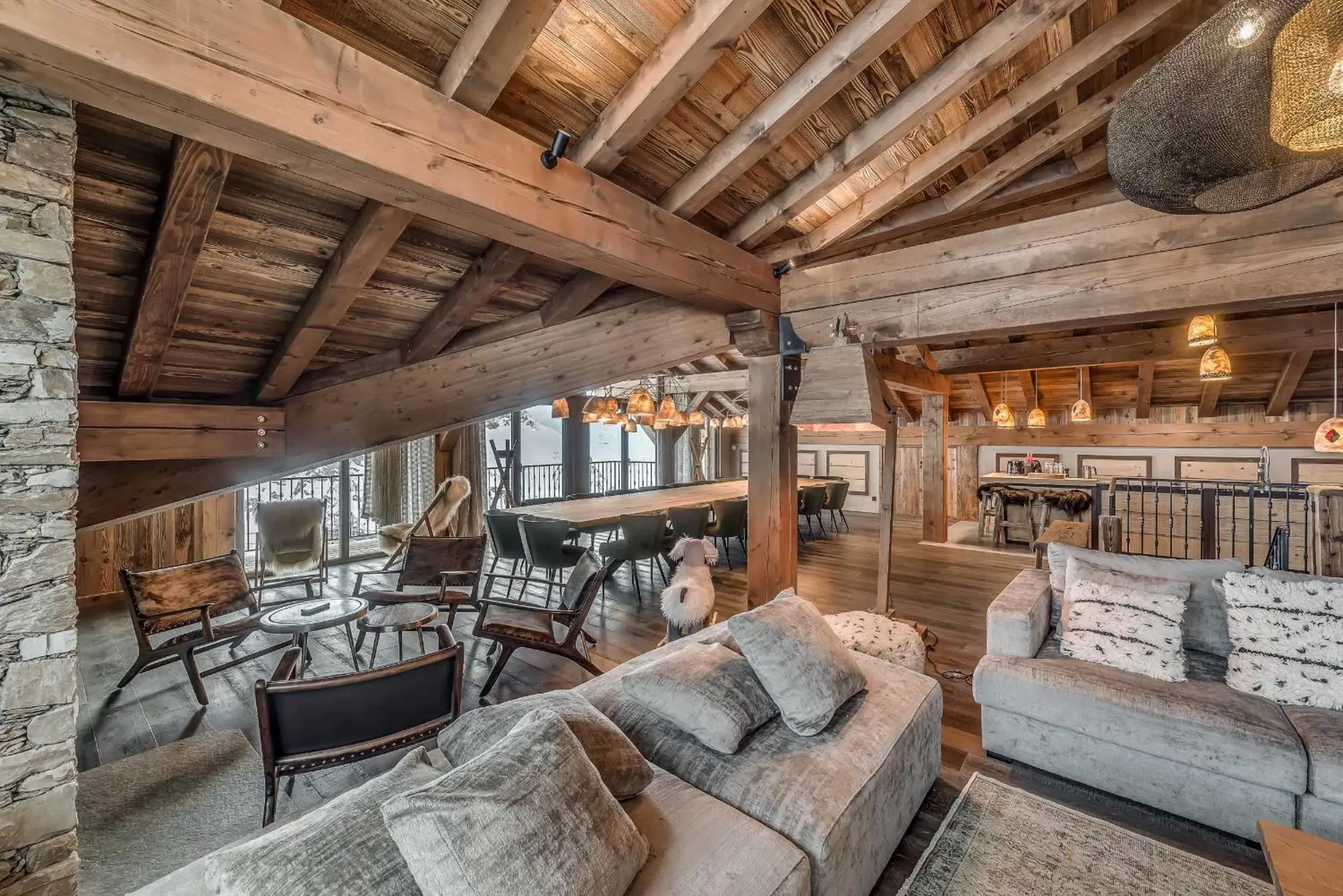 Living room, Seating Area in Le Refuge de Solaise - 2551 m Altitude