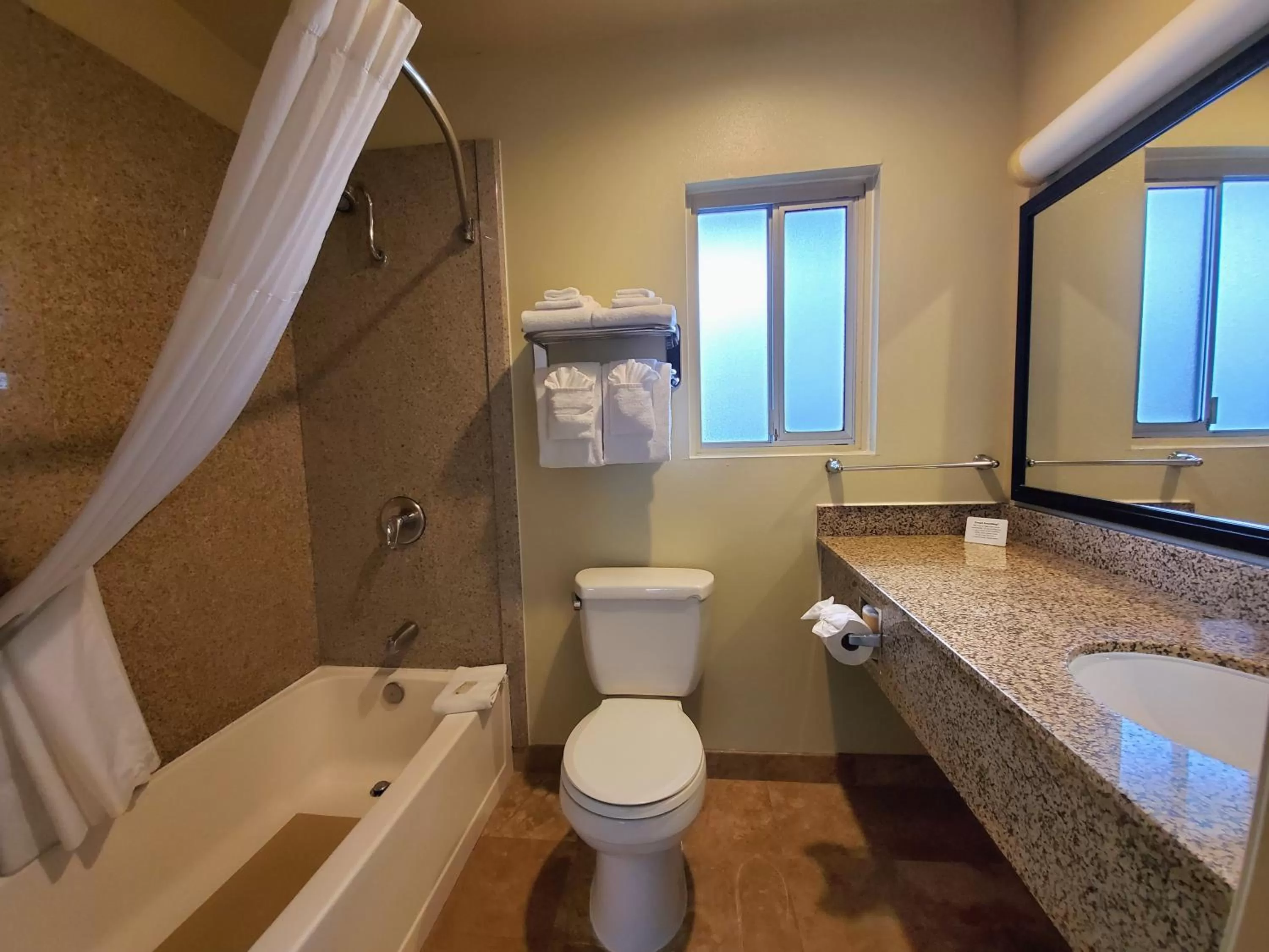 Shower in Quality Inn & Suites Anaheim at the Park