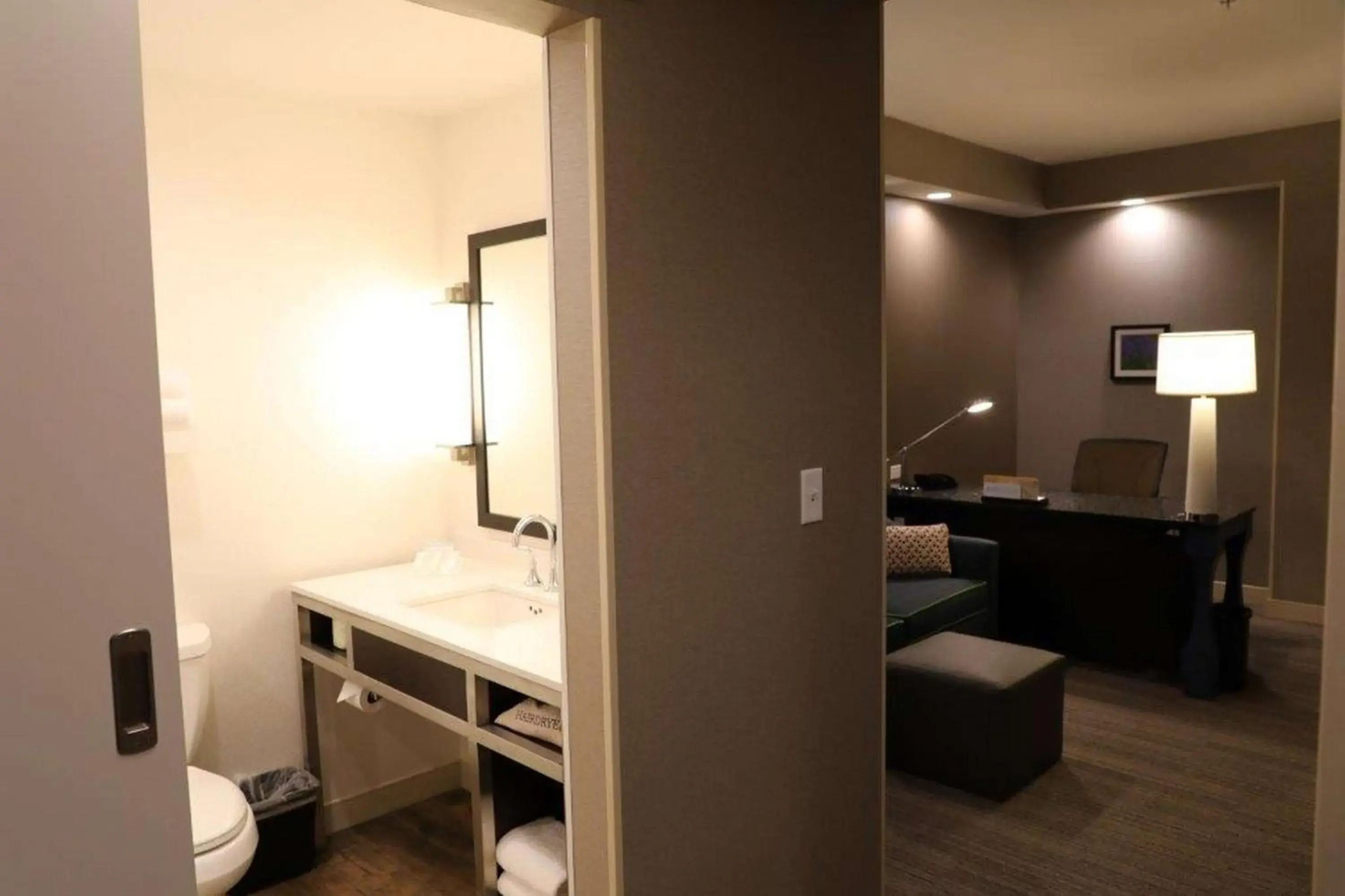 Bedroom, Bathroom in Hilton Garden Inn Austin Airport