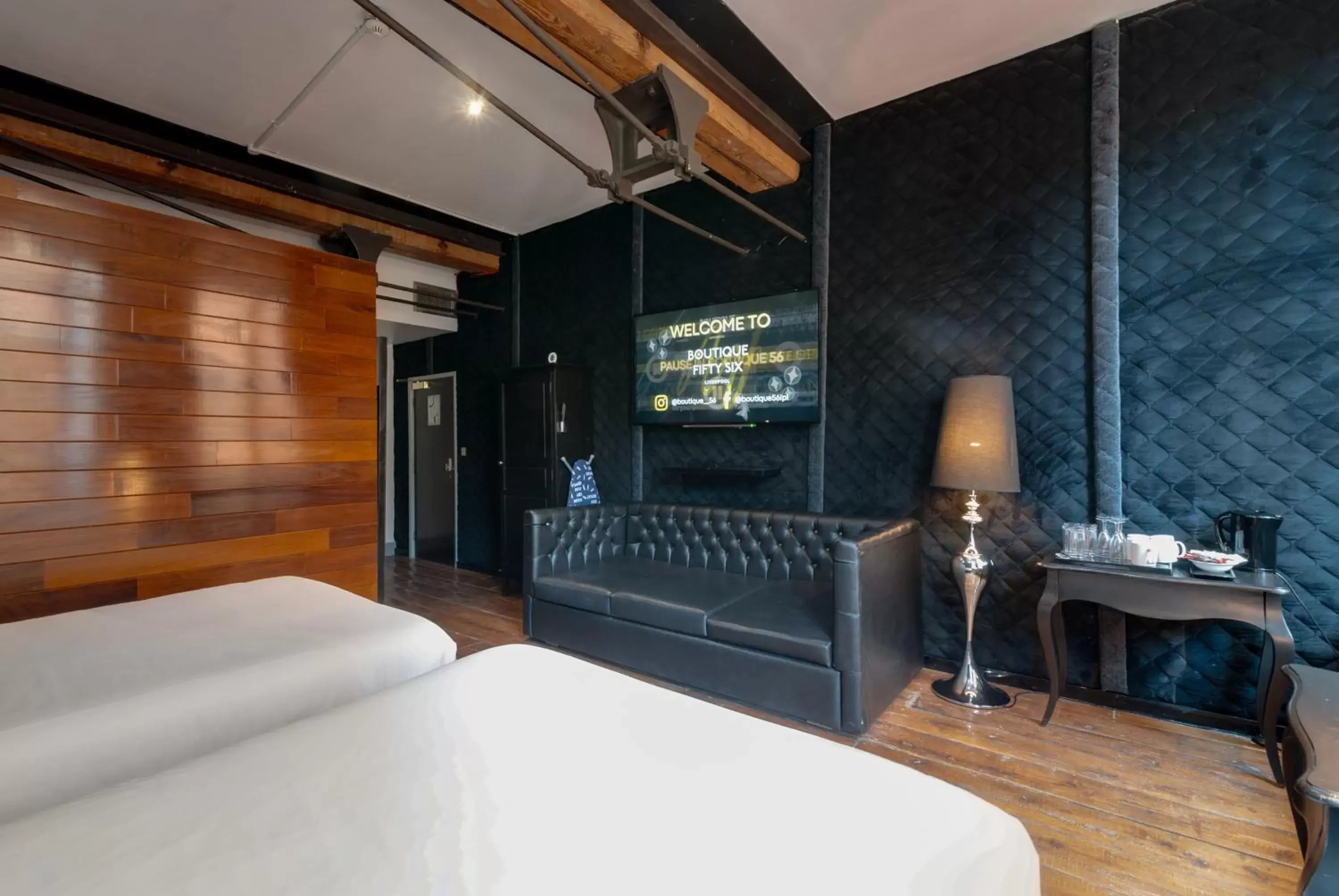 Bed, TV/Entertainment Center in Boutique 56