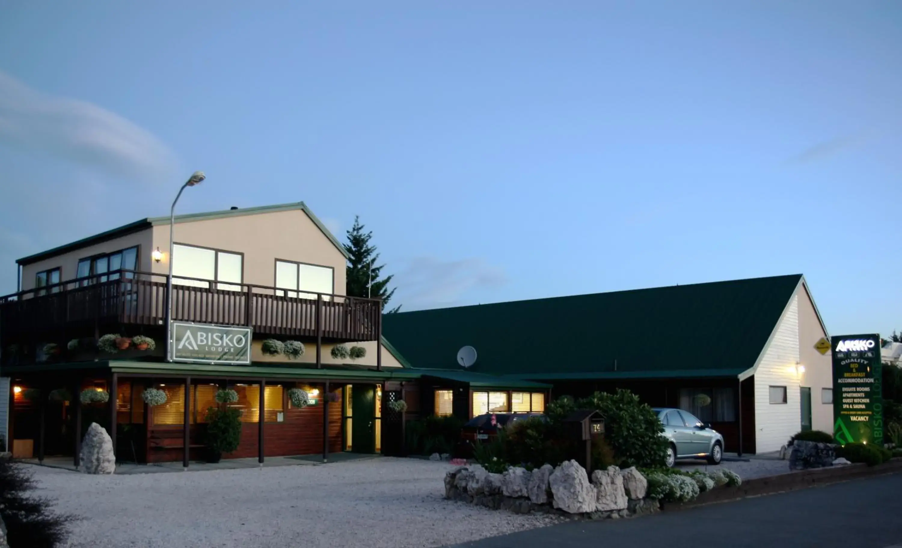 Property building, Winter in Abisko Lodge