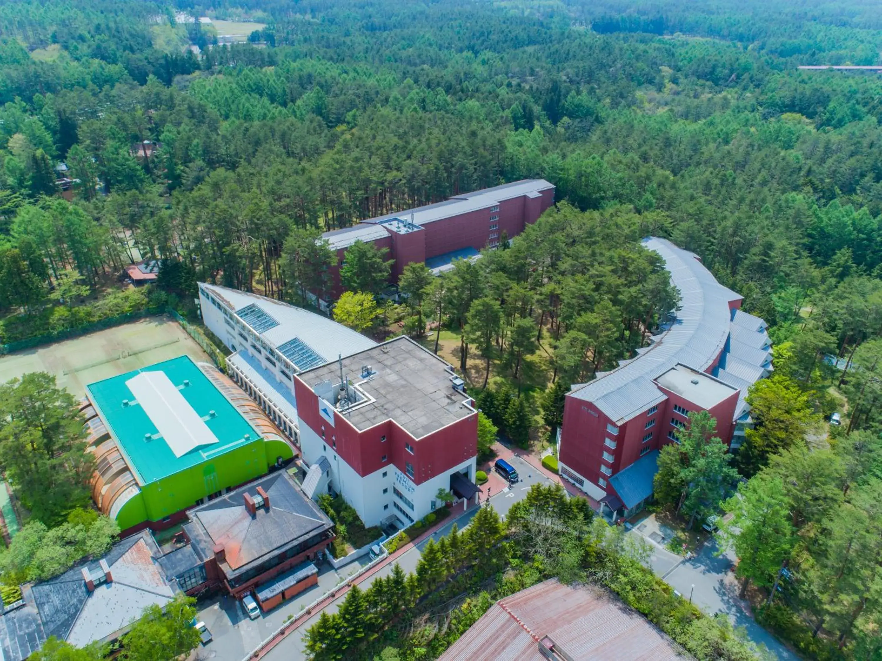 Property building, Bird's-eye View in Fuji Premium Resort