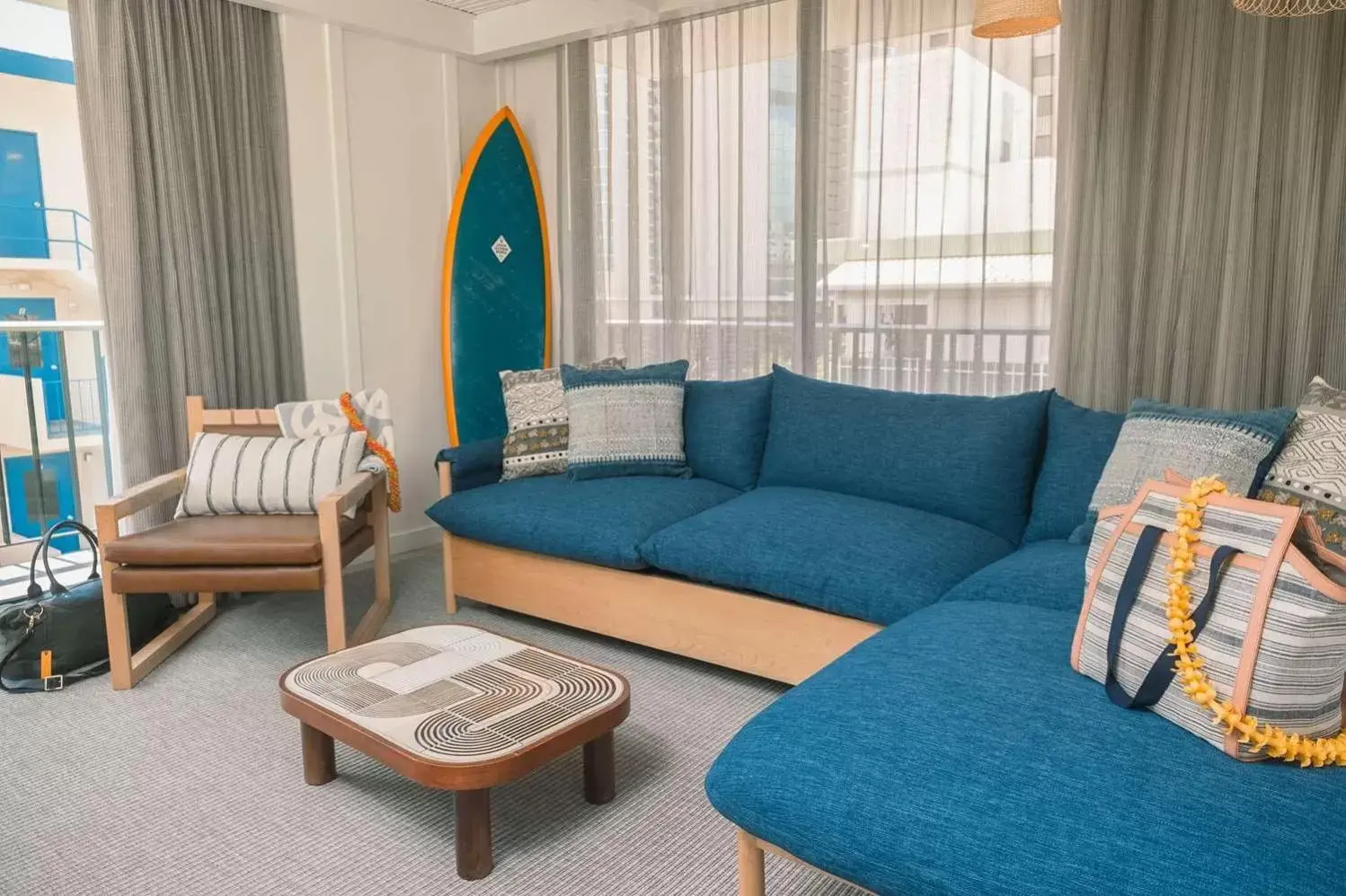 Living room, Seating Area in The Surfjack Hotel & Swim Club