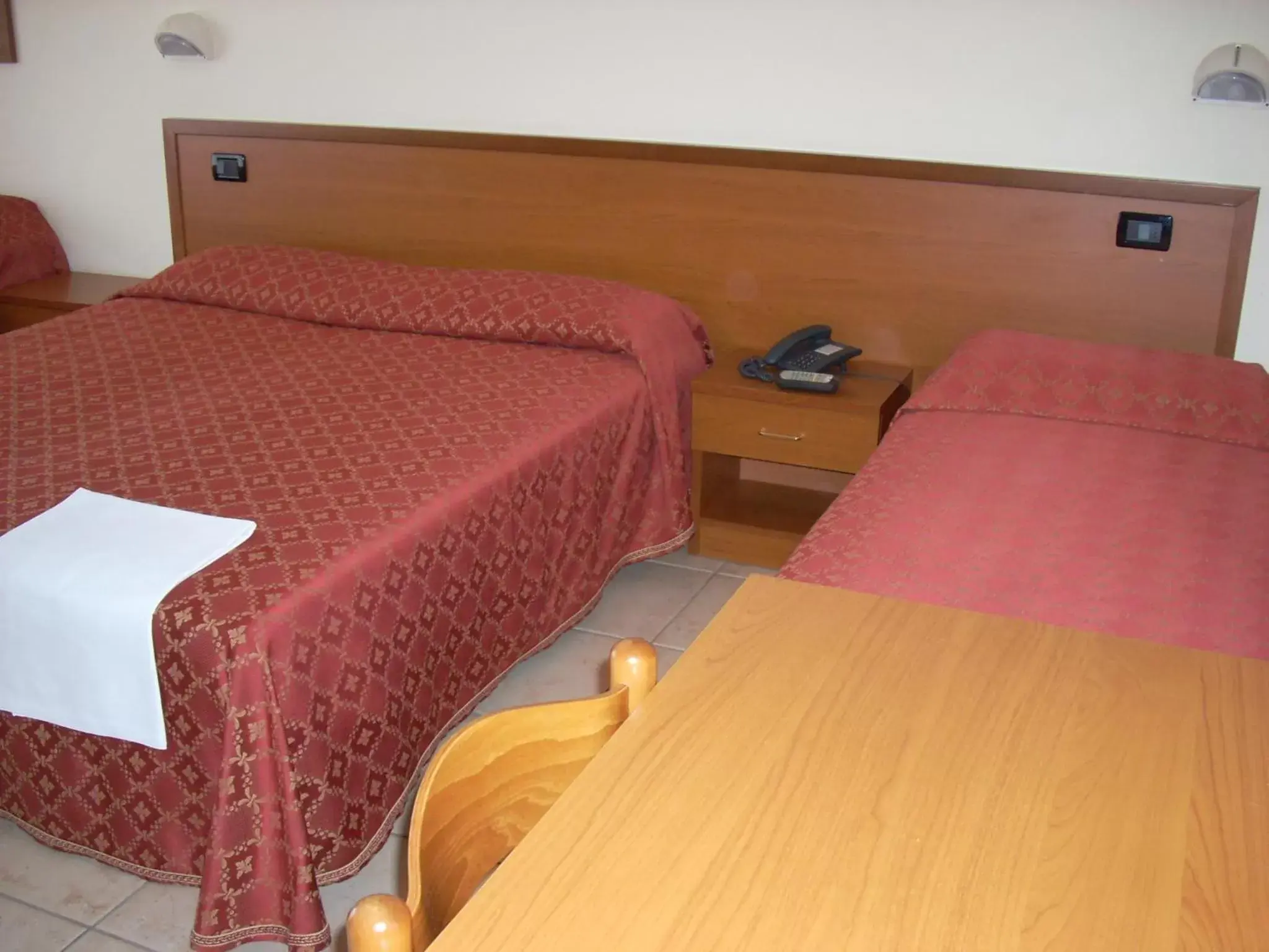 Bed in Hotel Margherita