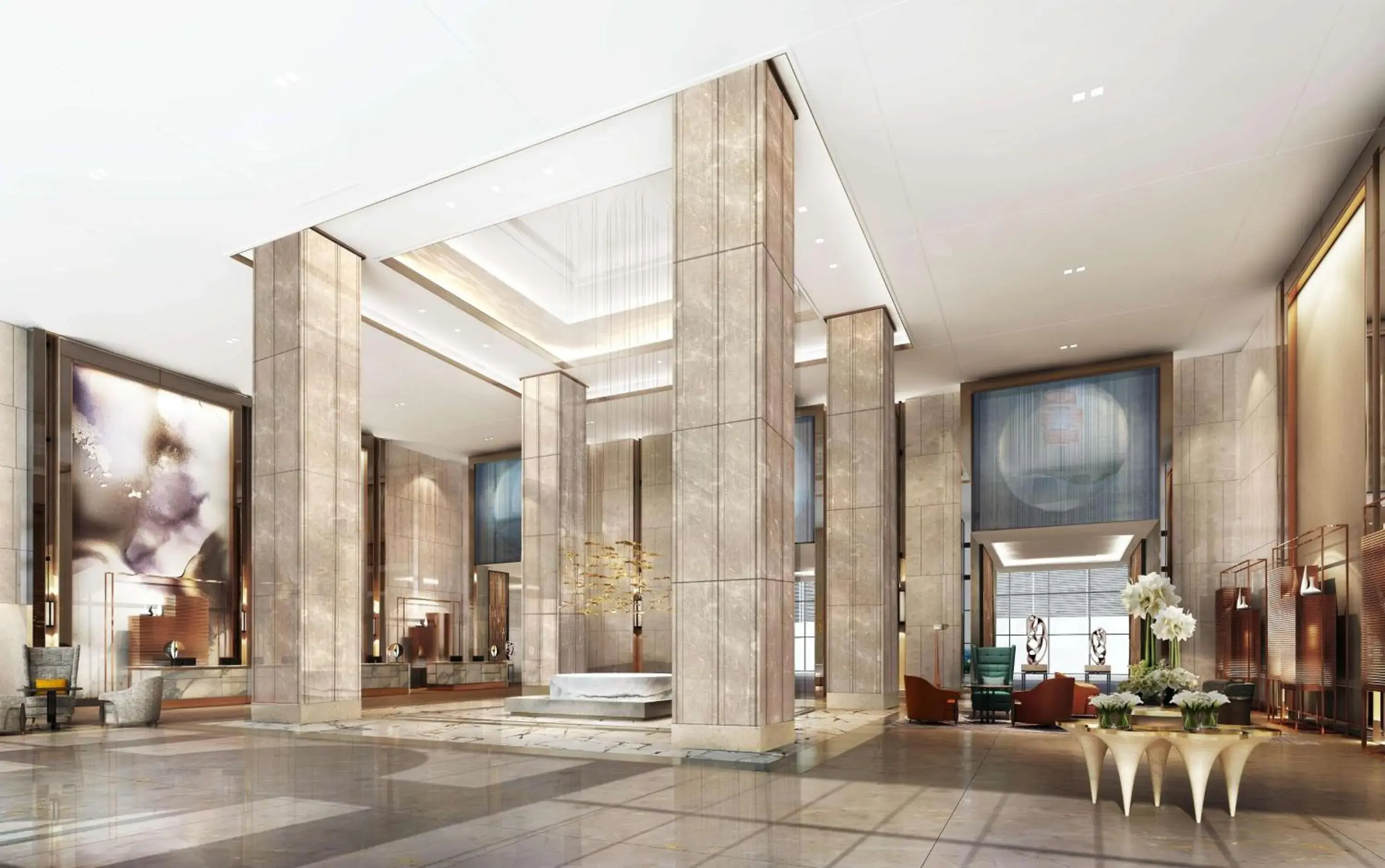 Lobby or reception in Hilton Taizhou