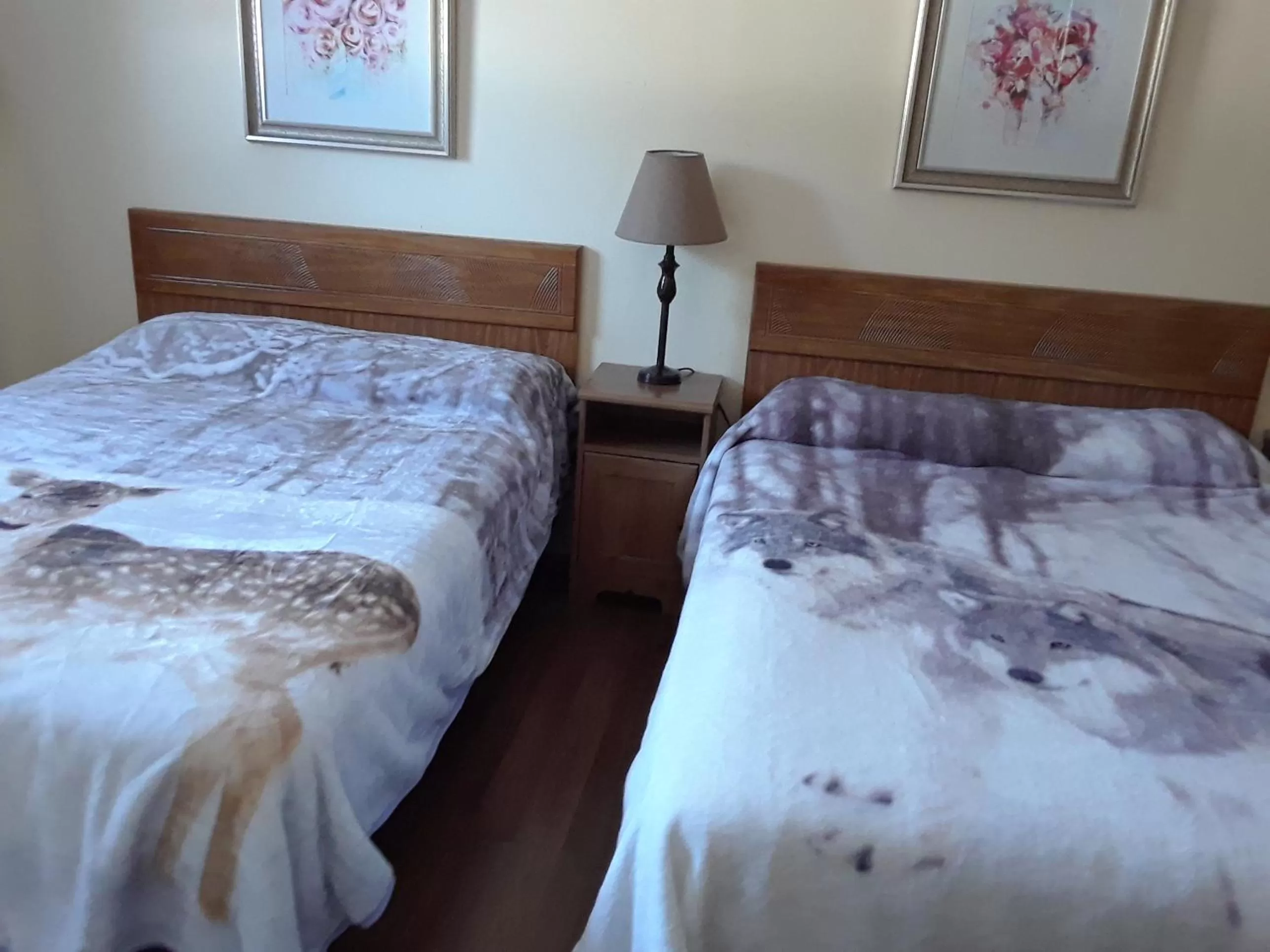 Bed in Mountain View Motel