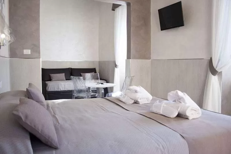 Bedroom, Bed in Hotel Agorà