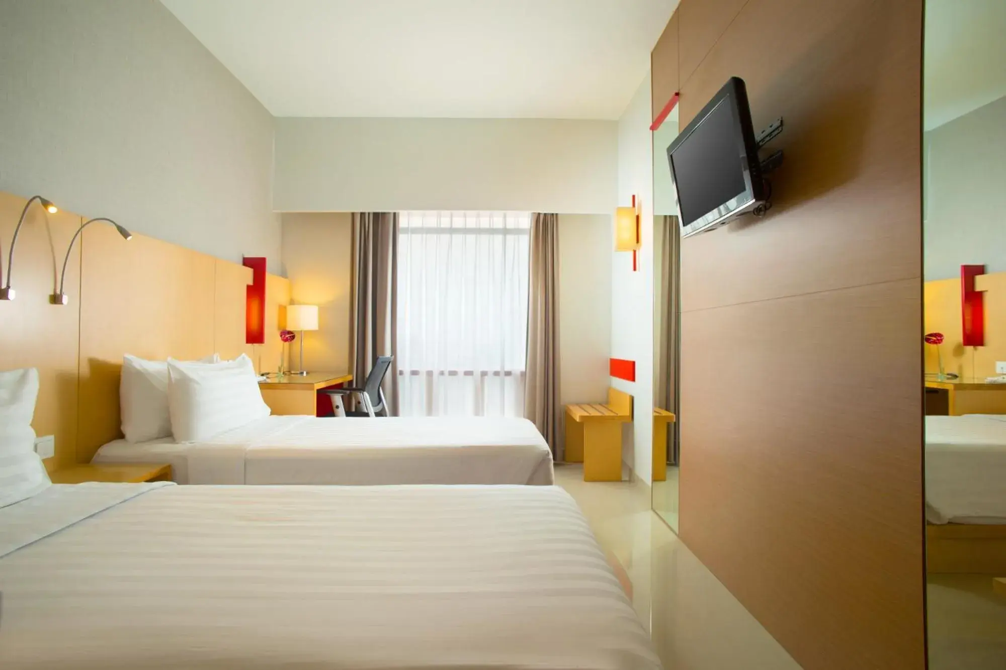 Bed in Santika Premiere Dyandra Hotel & Convention - Medan Bed in Santika Premiere Dyandra Hotel & Convention - Medan