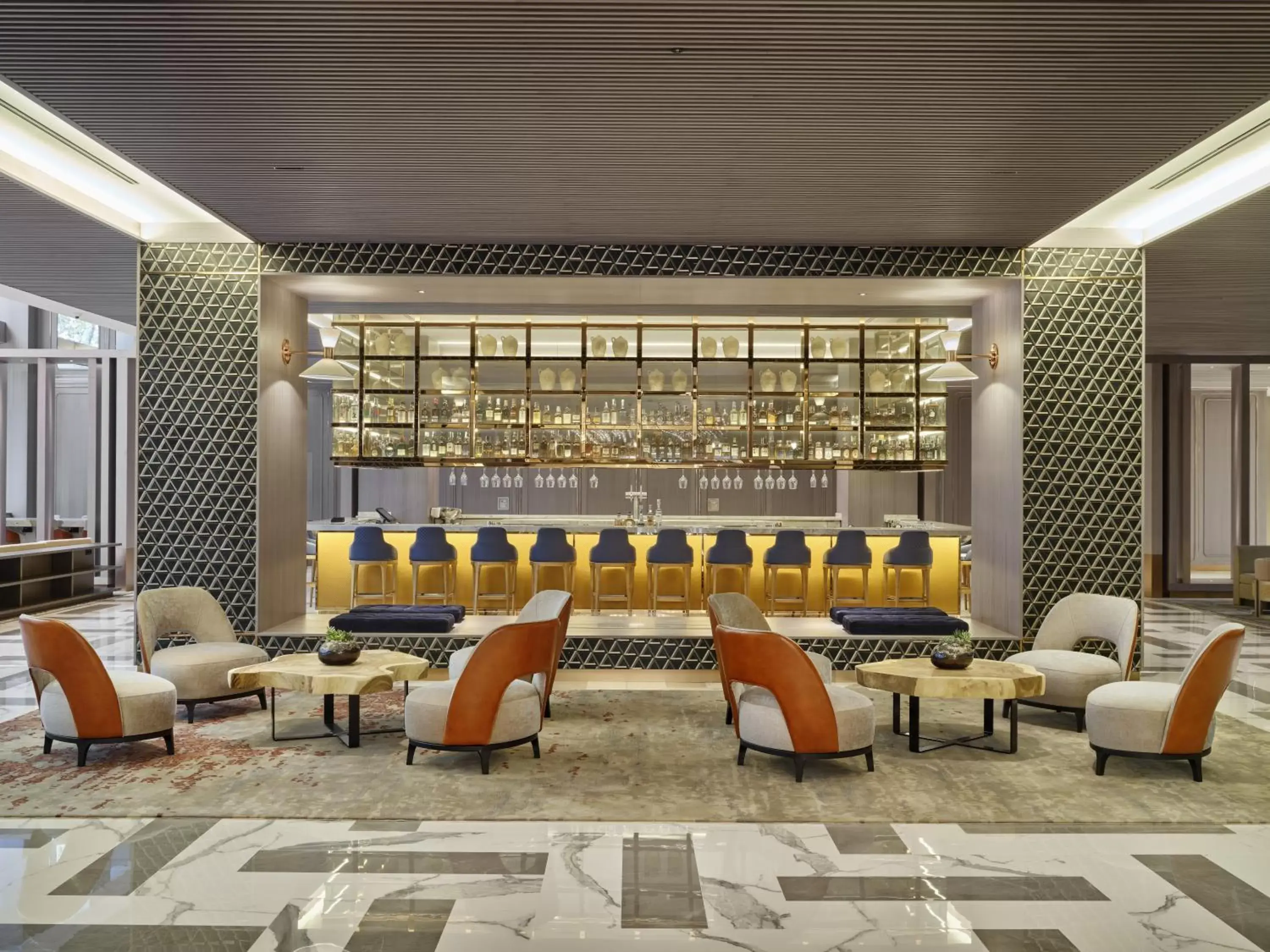 Lounge or bar in InterContinental Barcelona, an IHG Hotel