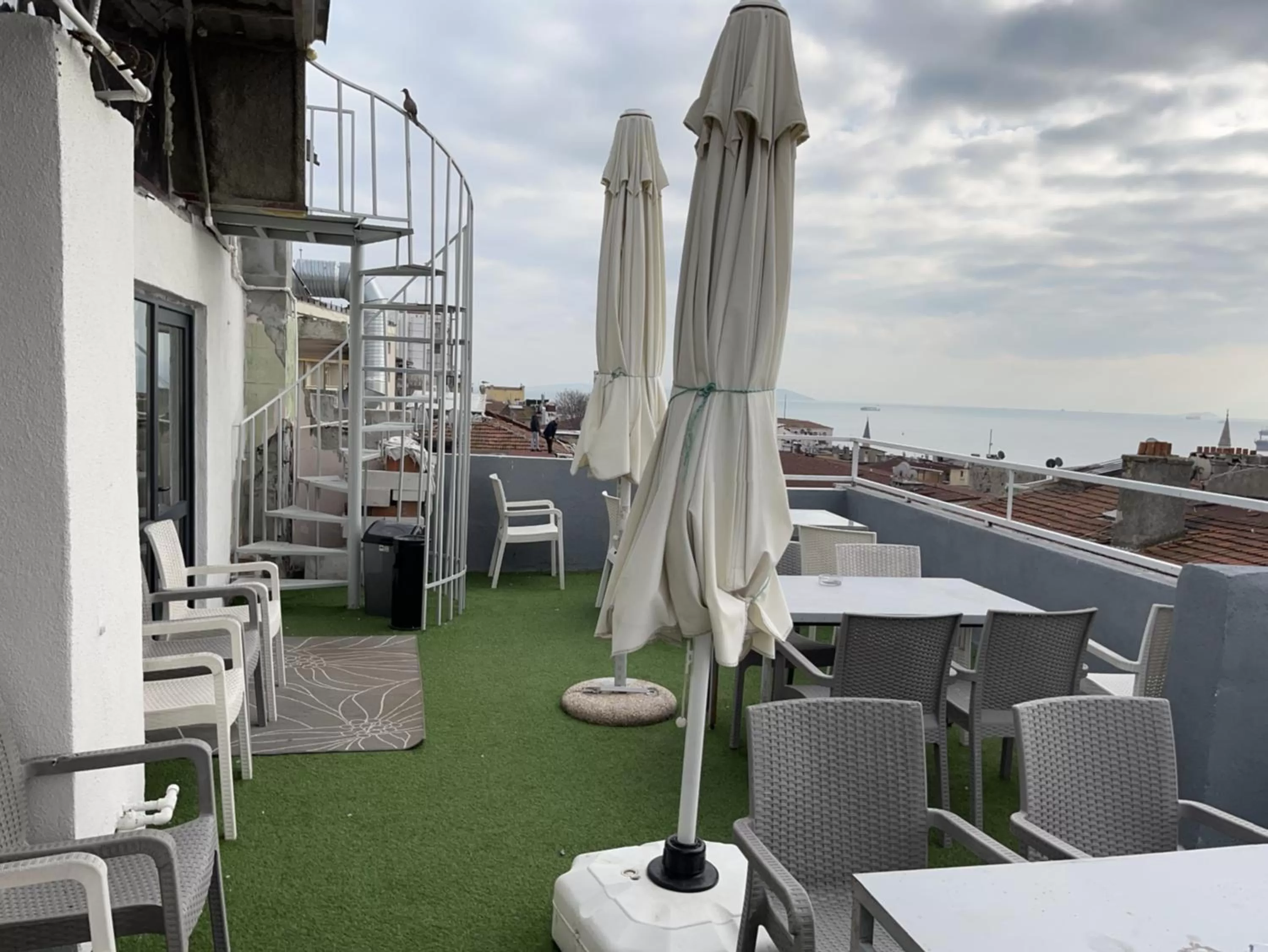 Patio in Paris Hotel