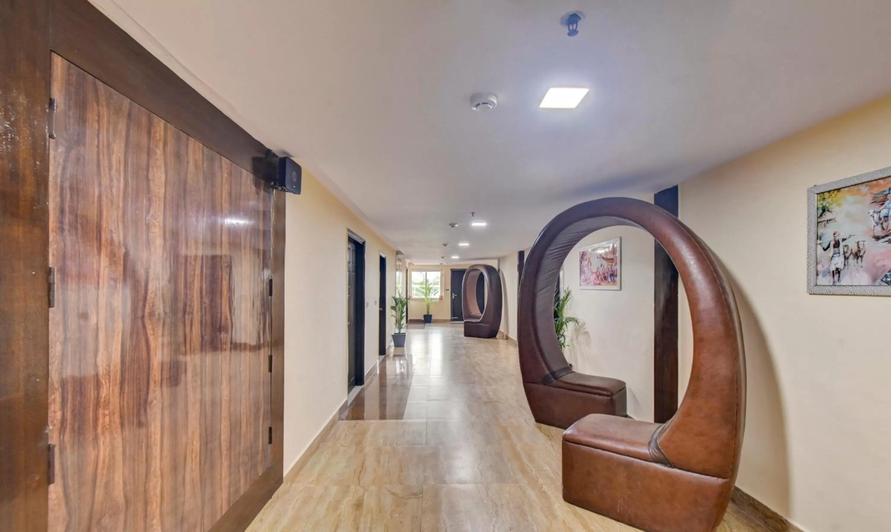 Lobby or reception in Treebo Elysee, Patel Nagar