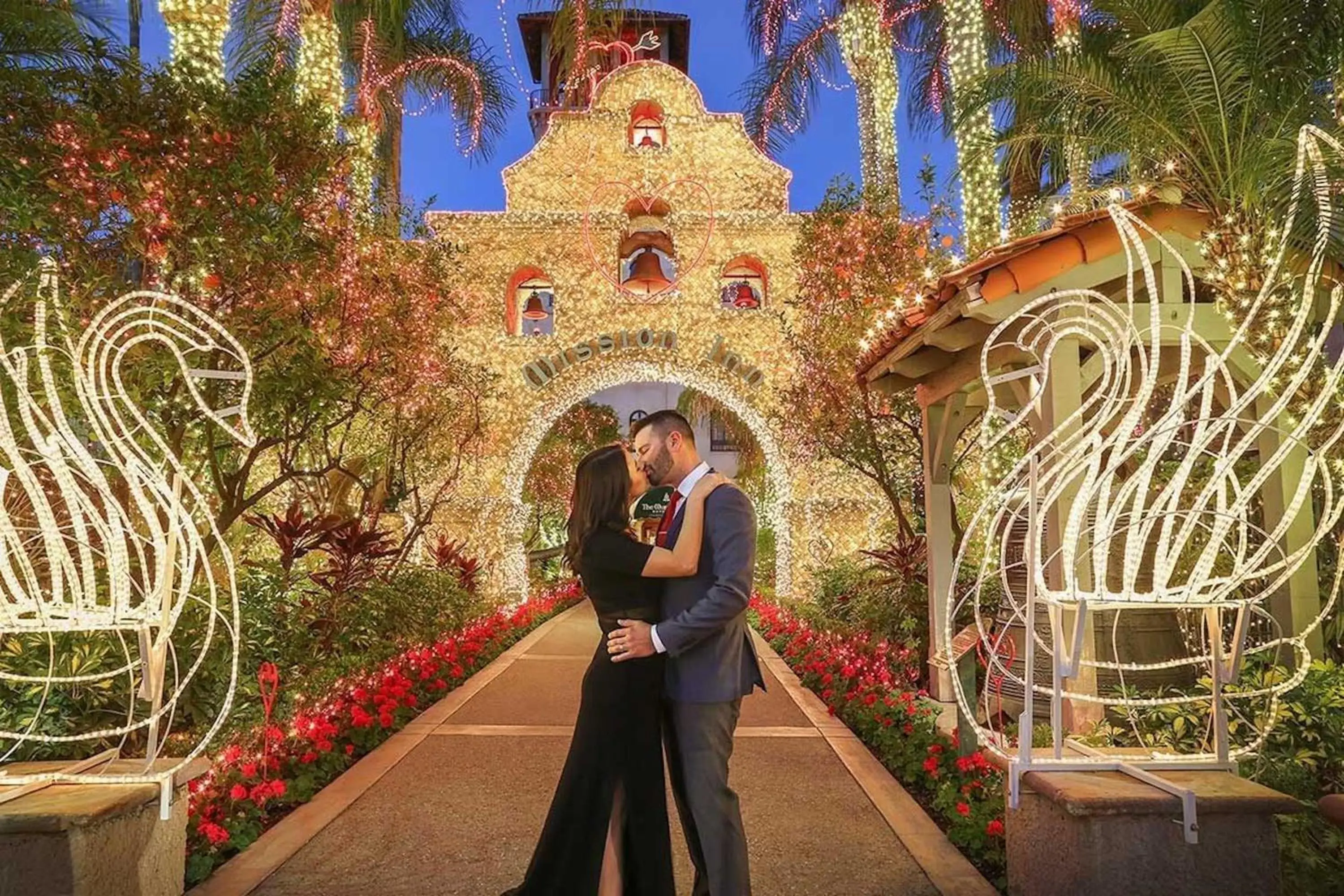 People in The Mission Inn Hotel and Spa