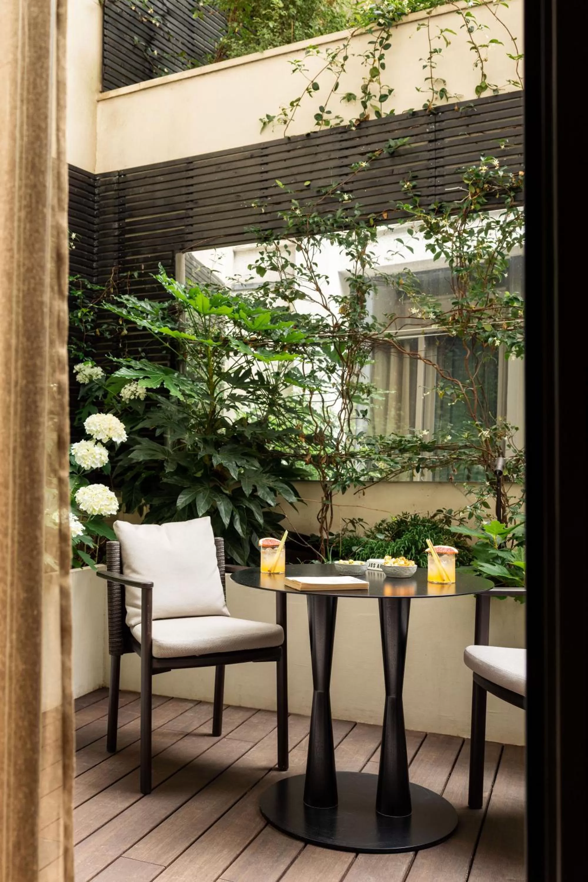 Patio in Hôtel Dame des Arts