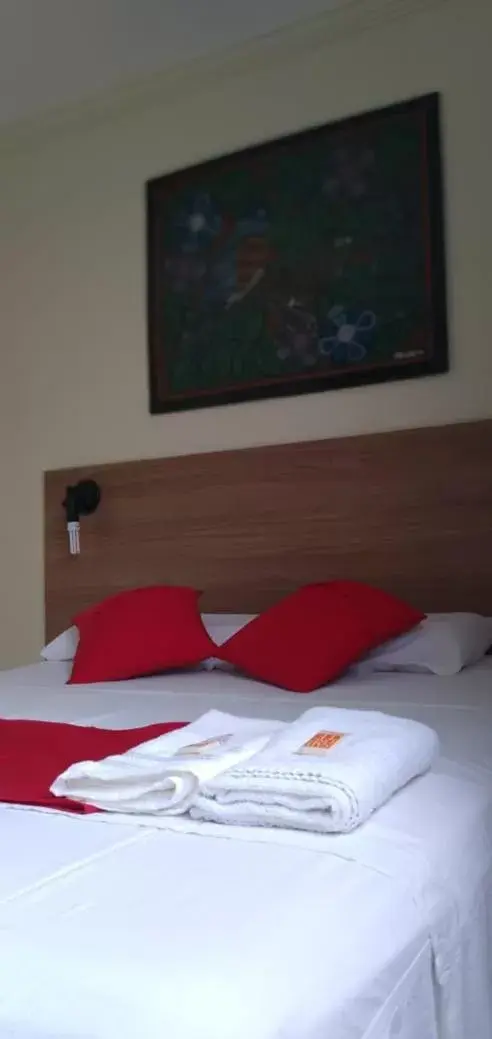 Bed in Central Hotel Manaus