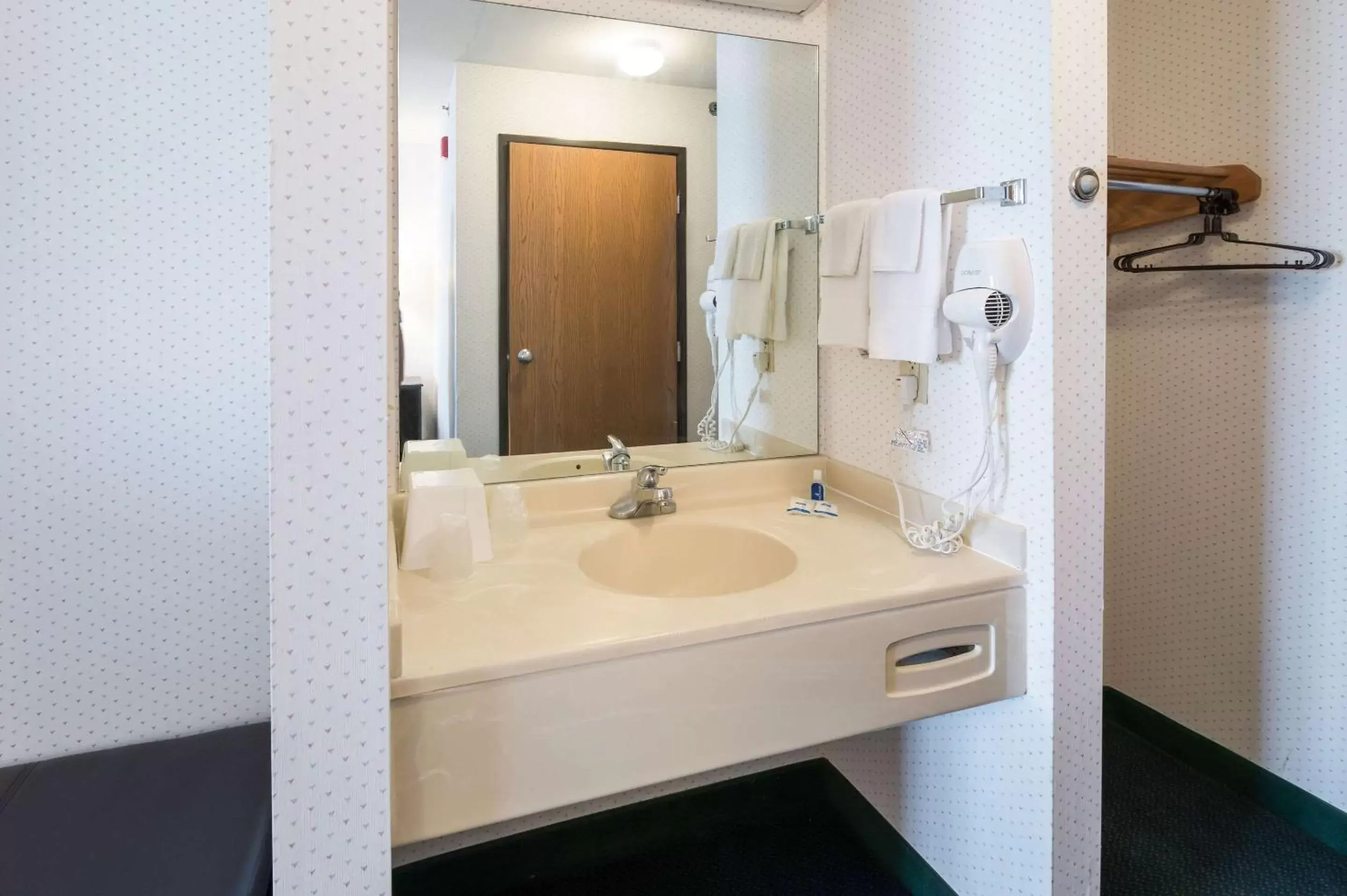 Bathroom in Rodeway Inn Urbana Champaign University Area