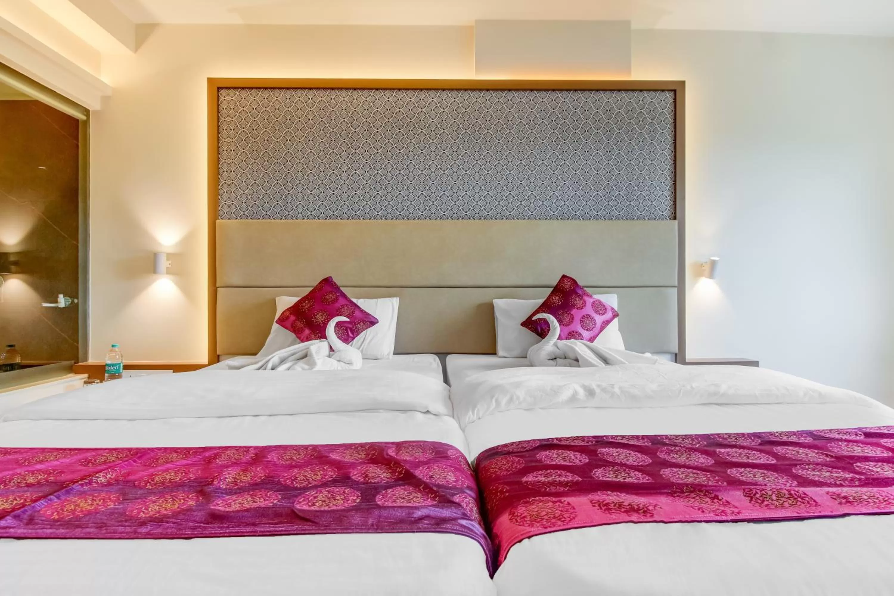 Bed in Grand Mookambika