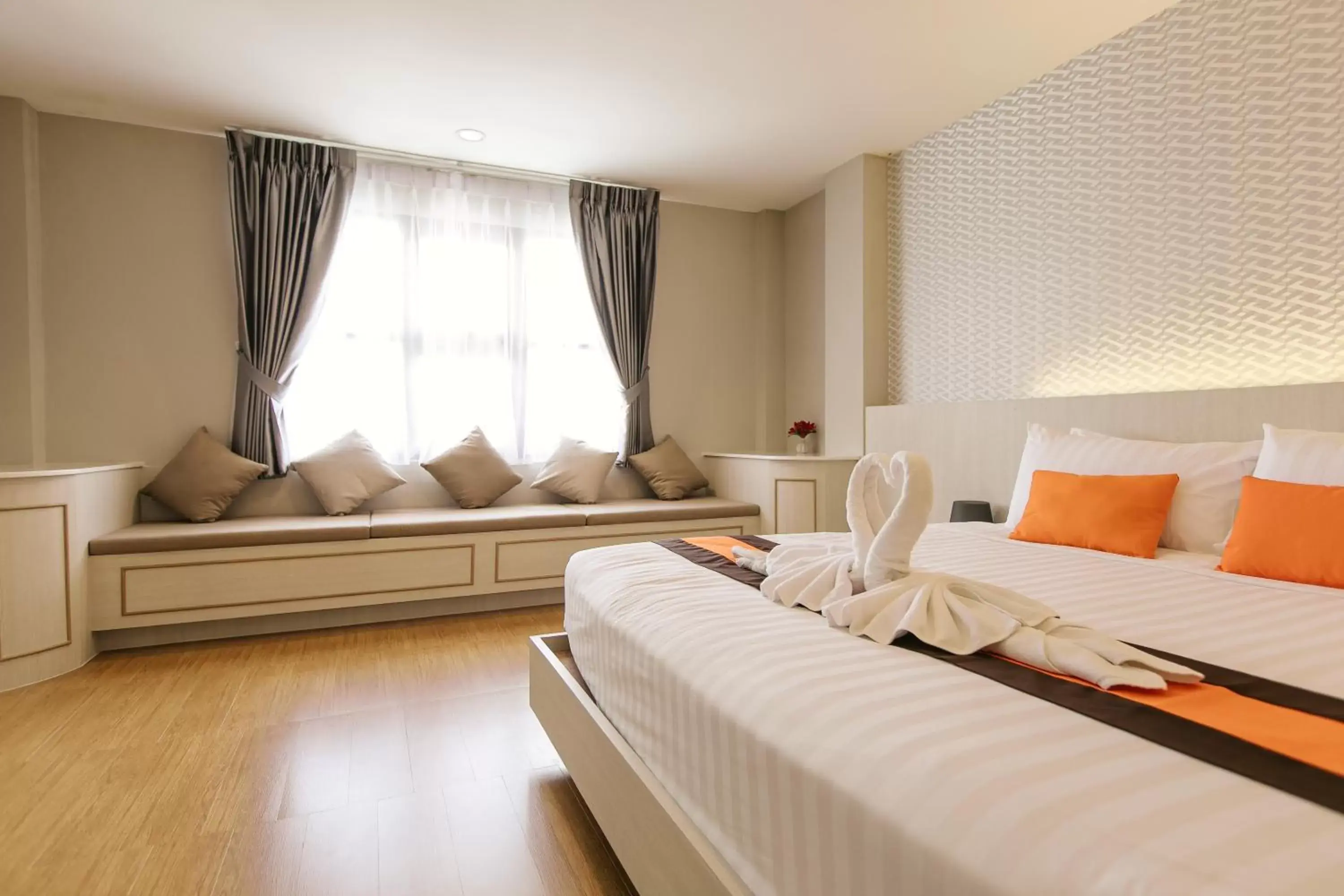 Bed in De Hug Hotel & Residence Bed in De Hug Hotel & Residence