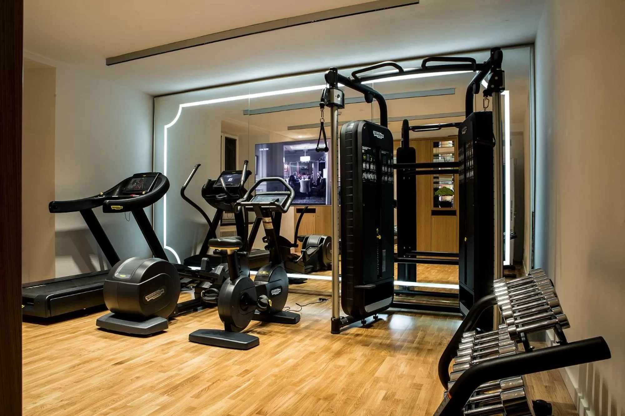 Fitness centre/facilities in Sofitel Roma Villa Borghese