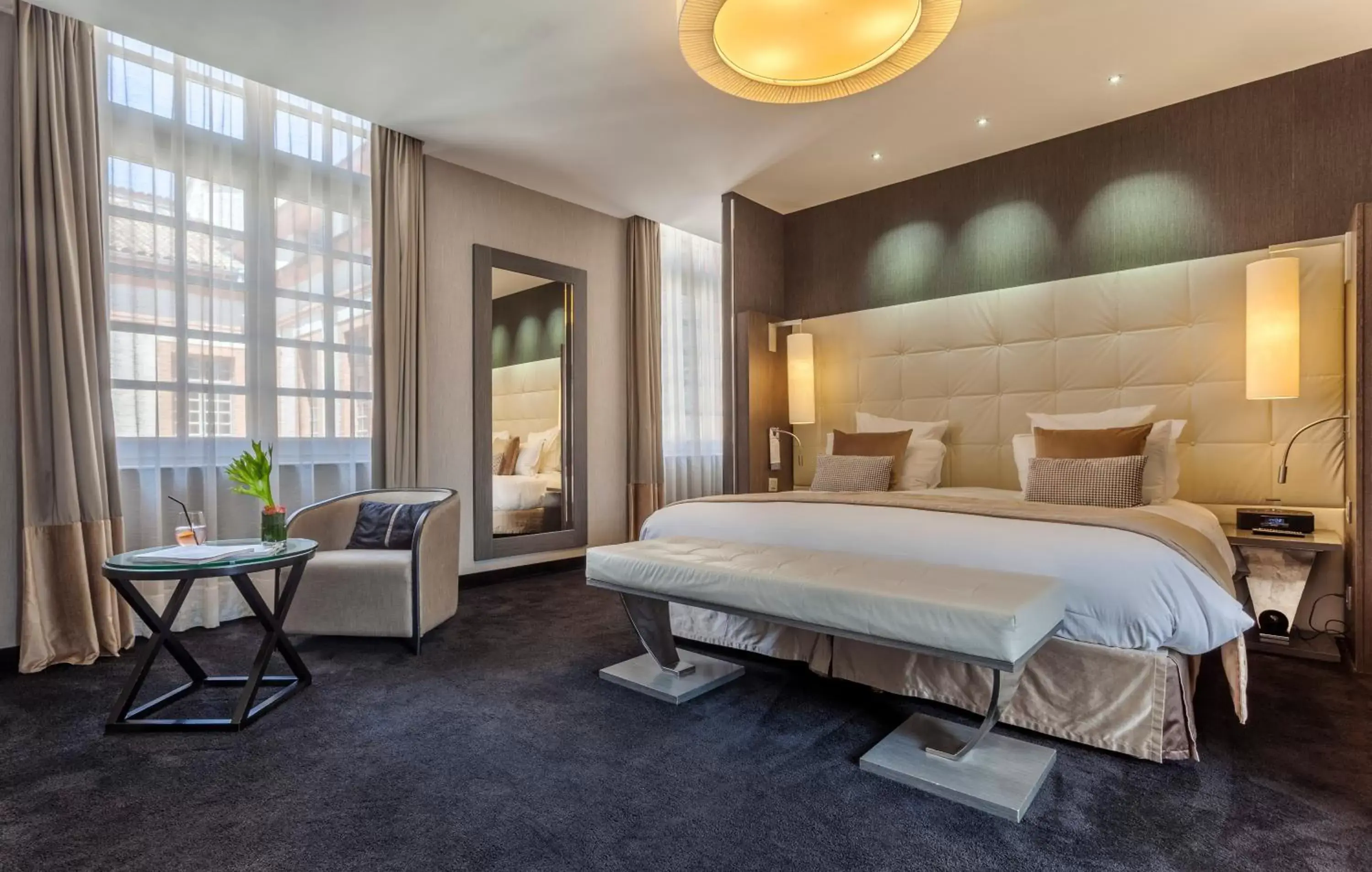 Bedroom, Bed in La Cour des Consuls Hotel and Spa Toulouse - MGallery