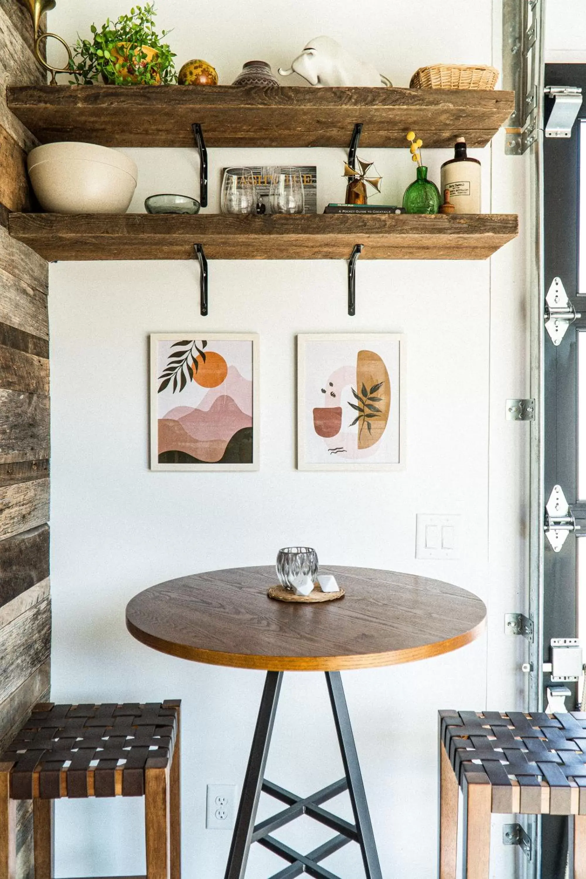 Dining area in Ironwood Grove, Tiny House Hotel