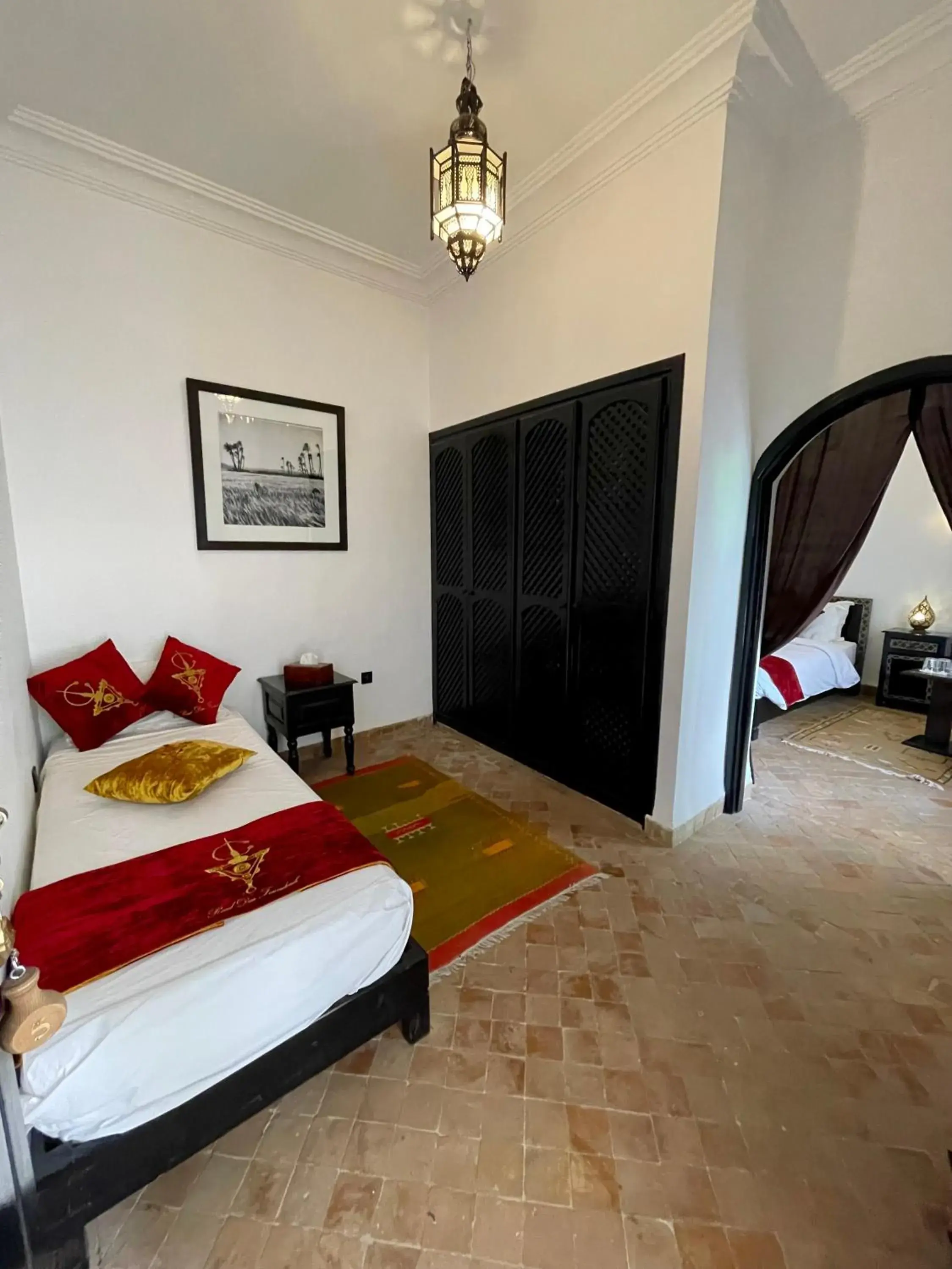 Bedroom, Bed in Riad Dar Foundouk and Spa