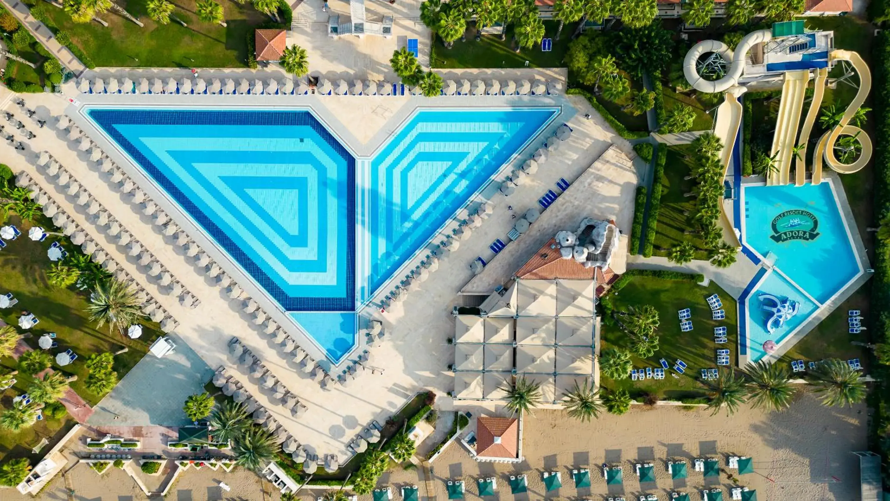 Bird's eye view, Pool View in Adora Golf Resort Hotel