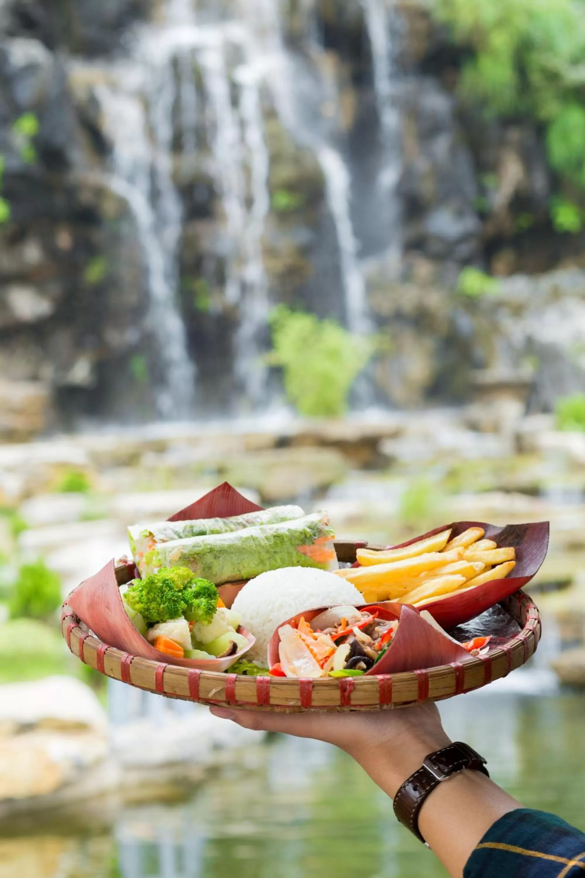 Food in Mua Caves Ecolodge (Hang Mua)