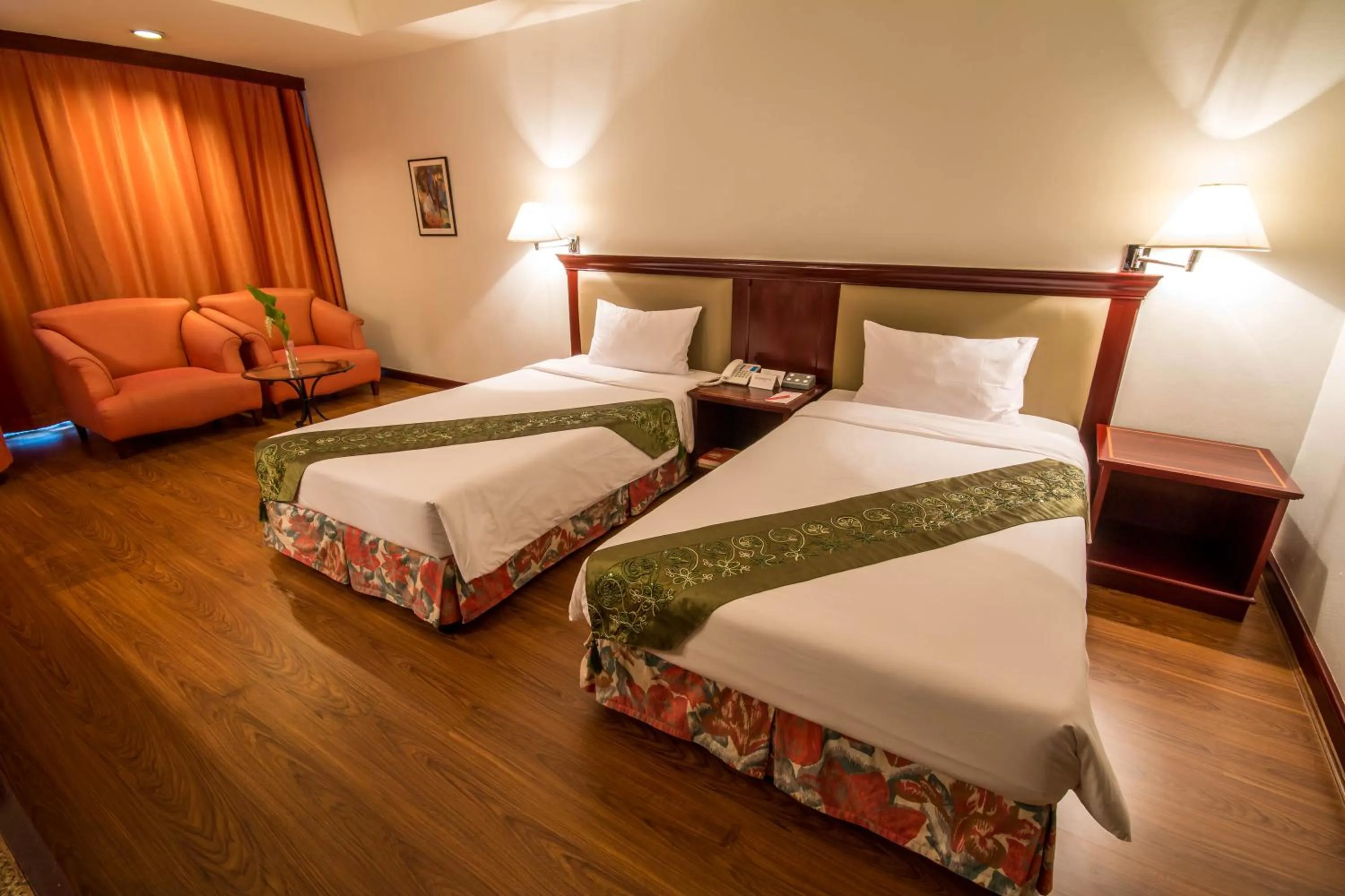 Bed in Tai Pan Hotel