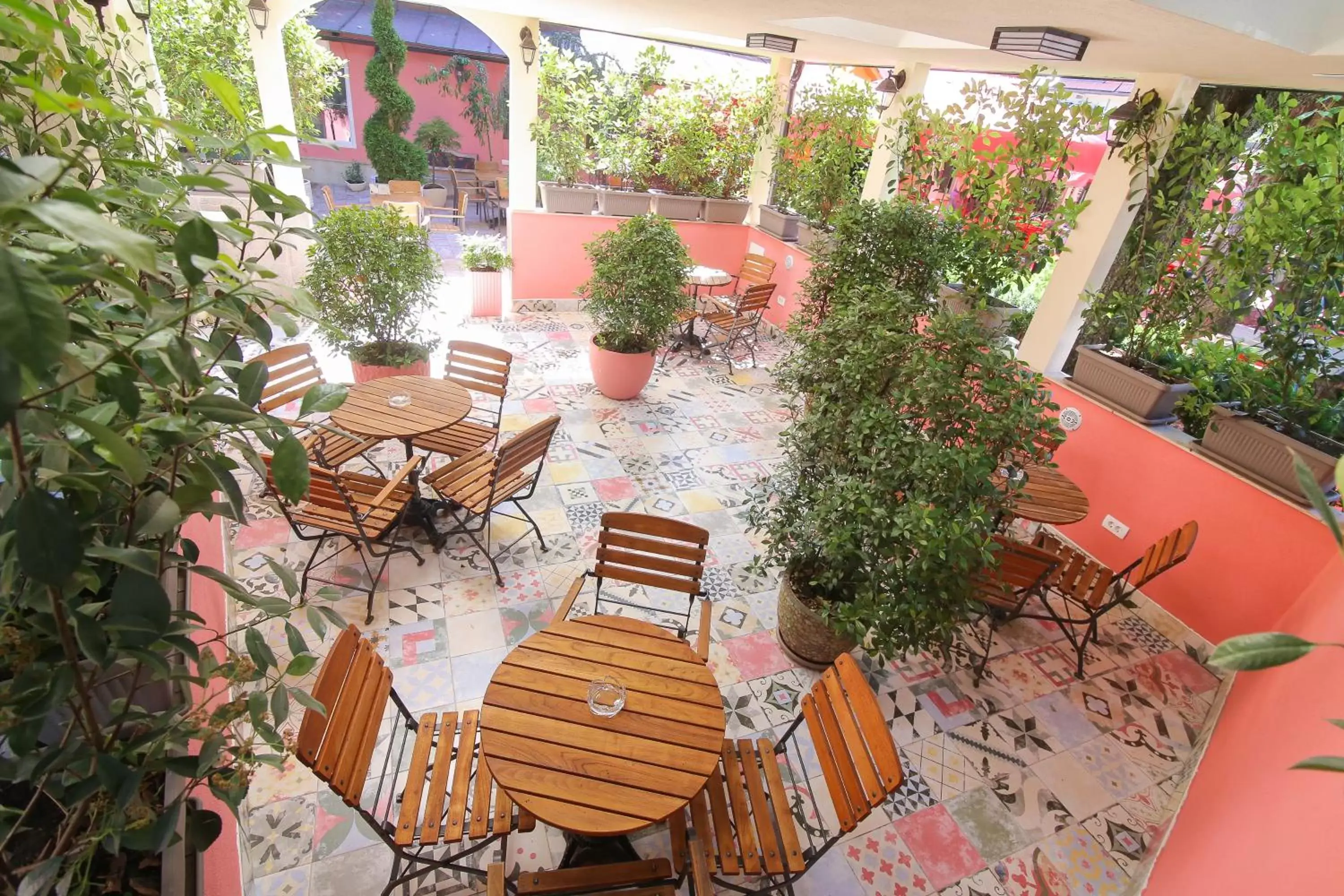 Patio in Boutique Hotel Asteria