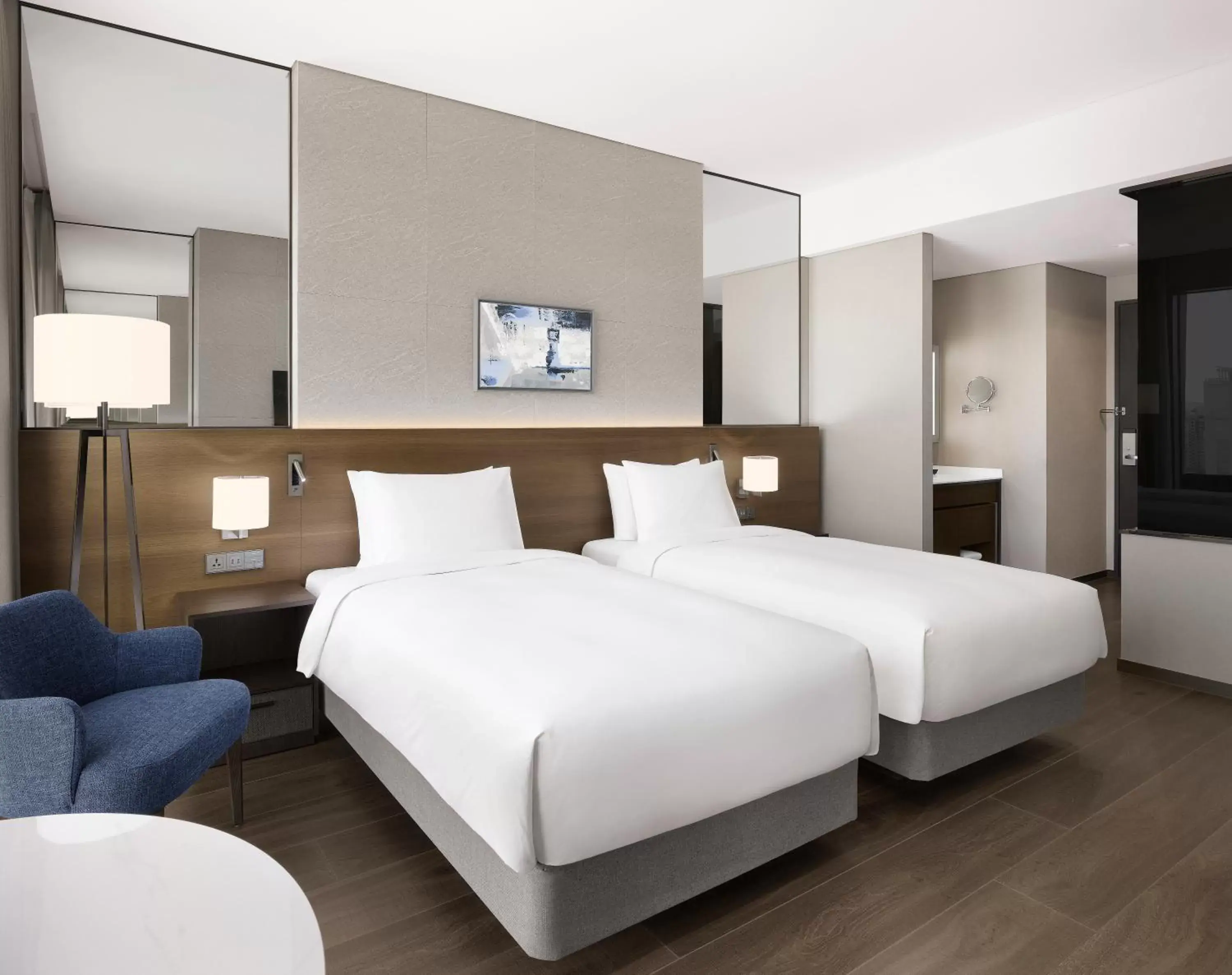 Bed in Four Points by Sheraton Suwon