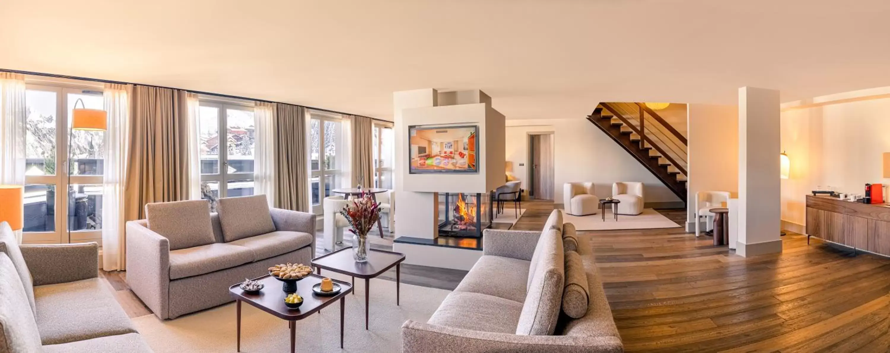 Living room, Seating Area in Les Suites de la Potinière