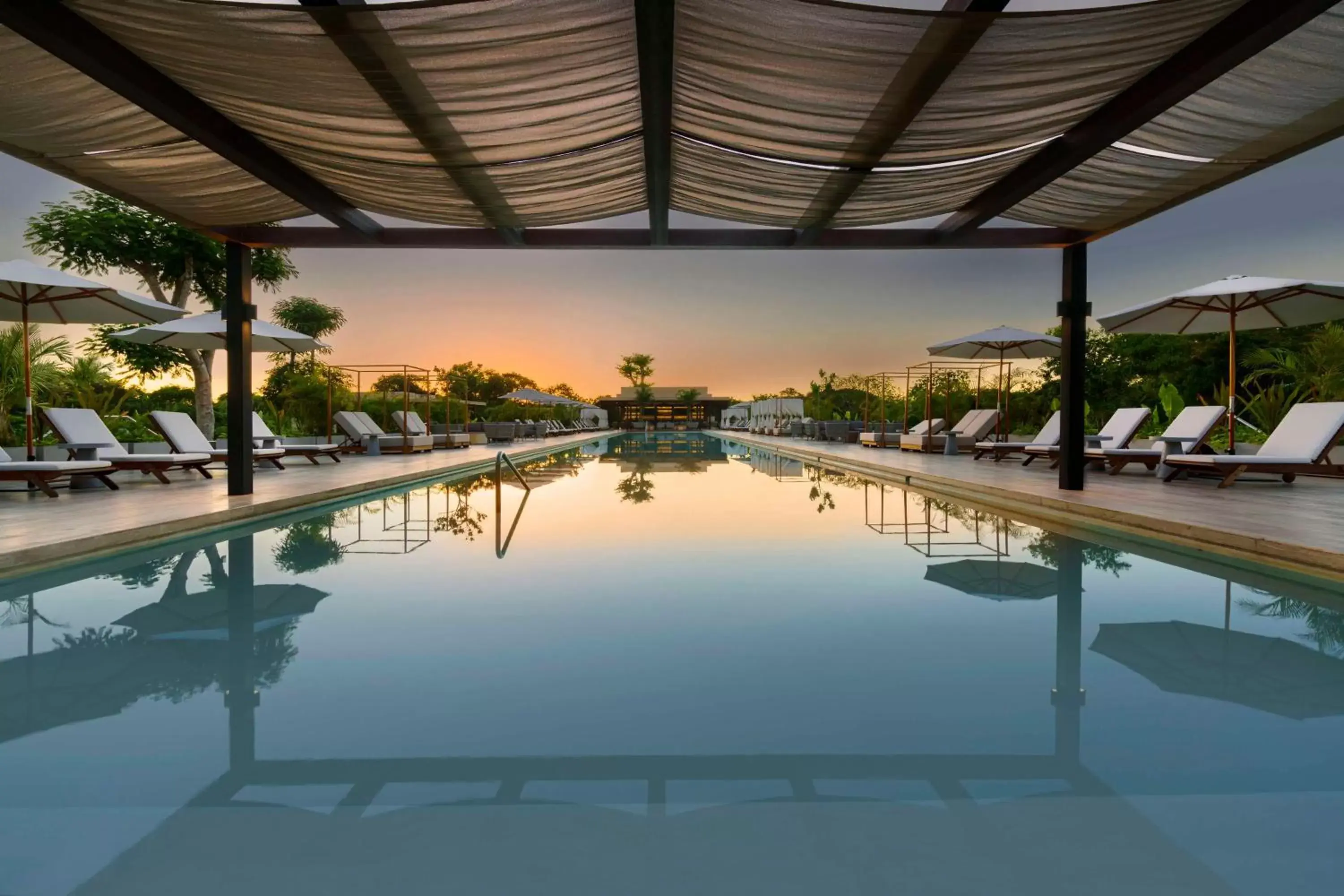 Pool view, Swimming Pool in Hacienda Xcanatun, Angsana Heritage Collection