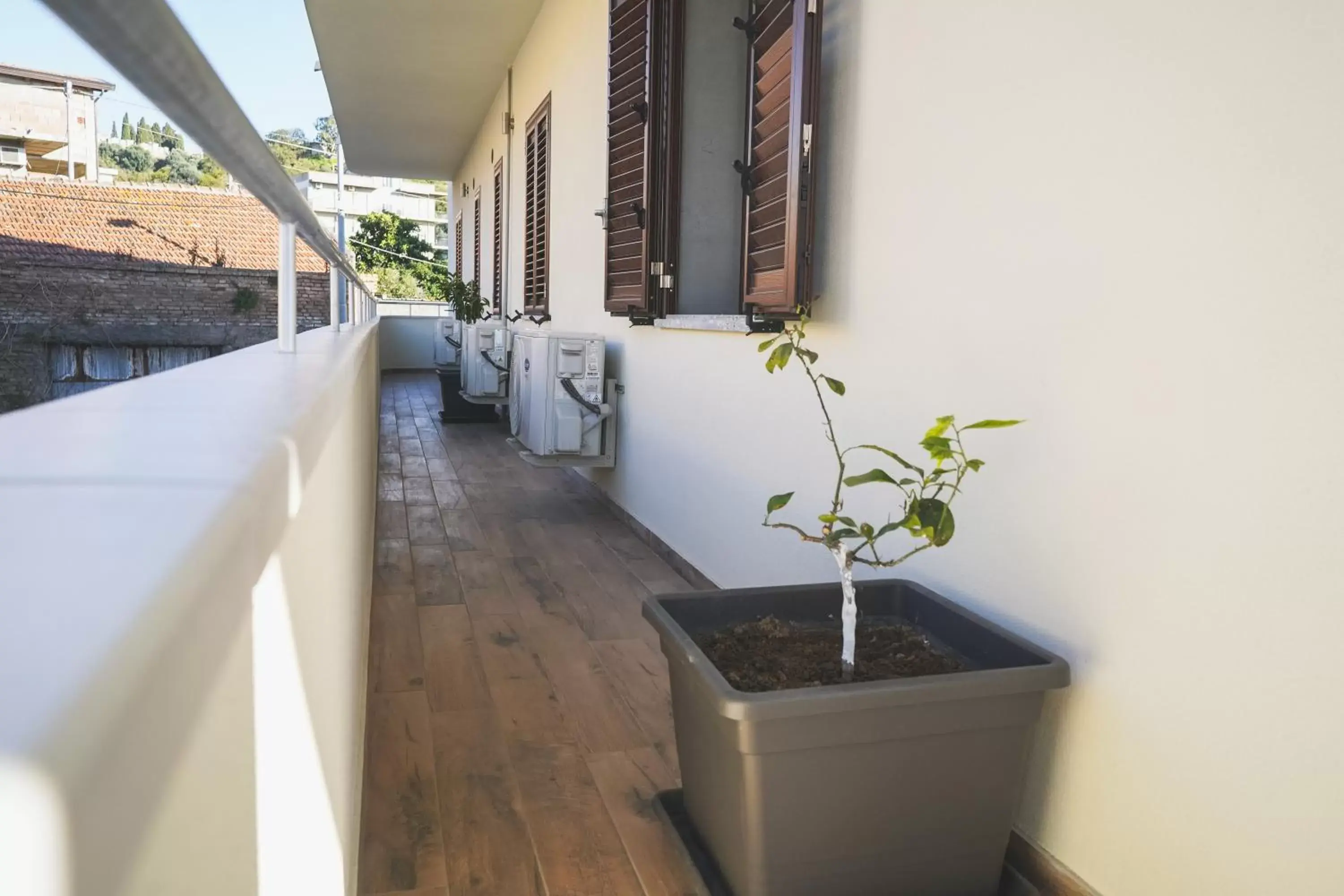 Balcony/Terrace in Ulivo Design b&b